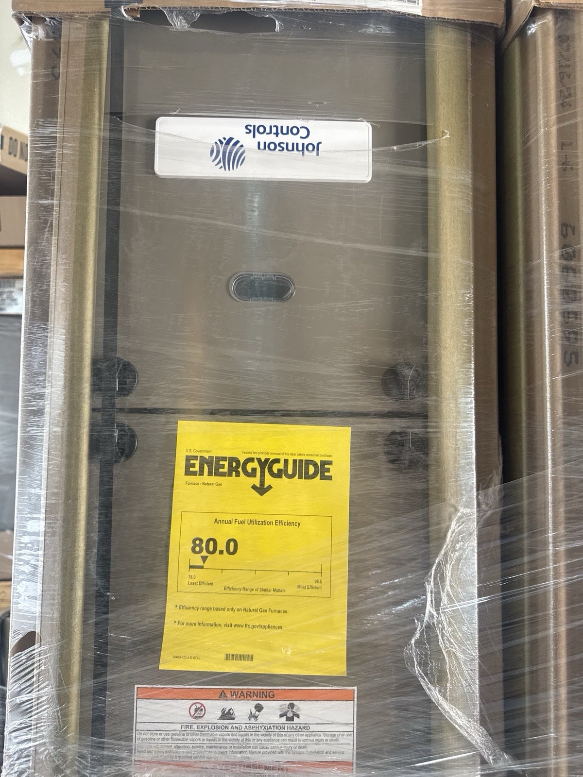 Johnson Controls TM8V060A12MP12C 60K BTU 80% 2 Stage 3 Ton Gas Furnace