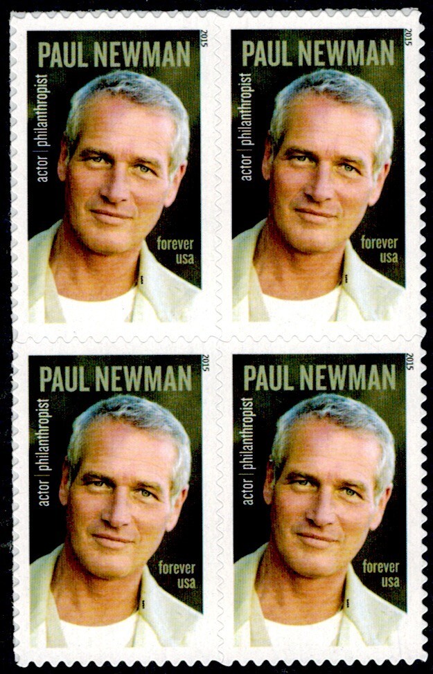 US Scott # 5020 Block Of 4 Stamps MNH, Paul Newman