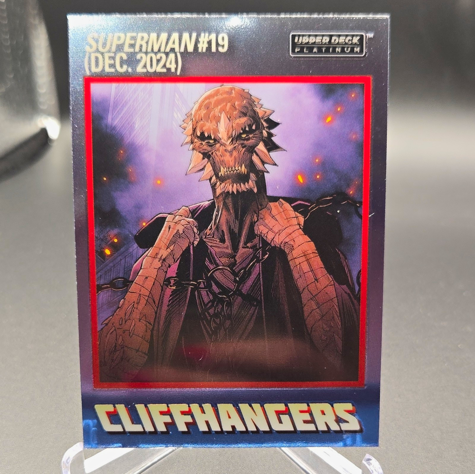 Upper Deck Platinum DC Superman Cliffhangers Insert CS2 Non-Sport Trading Card