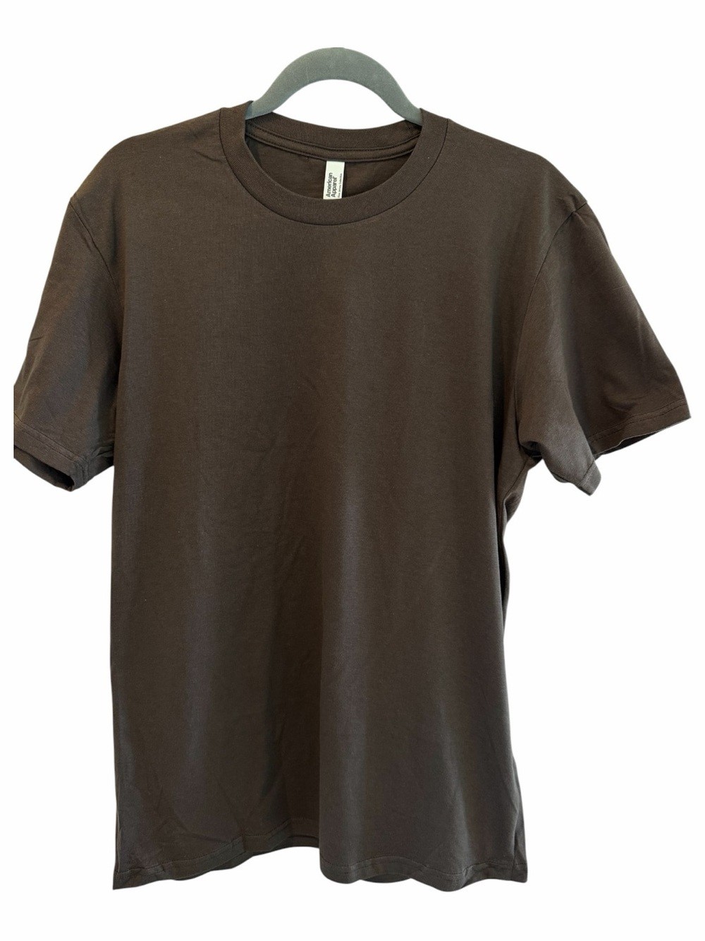 American Apparel Brown Short Sleeve Crewneck T-Shirt