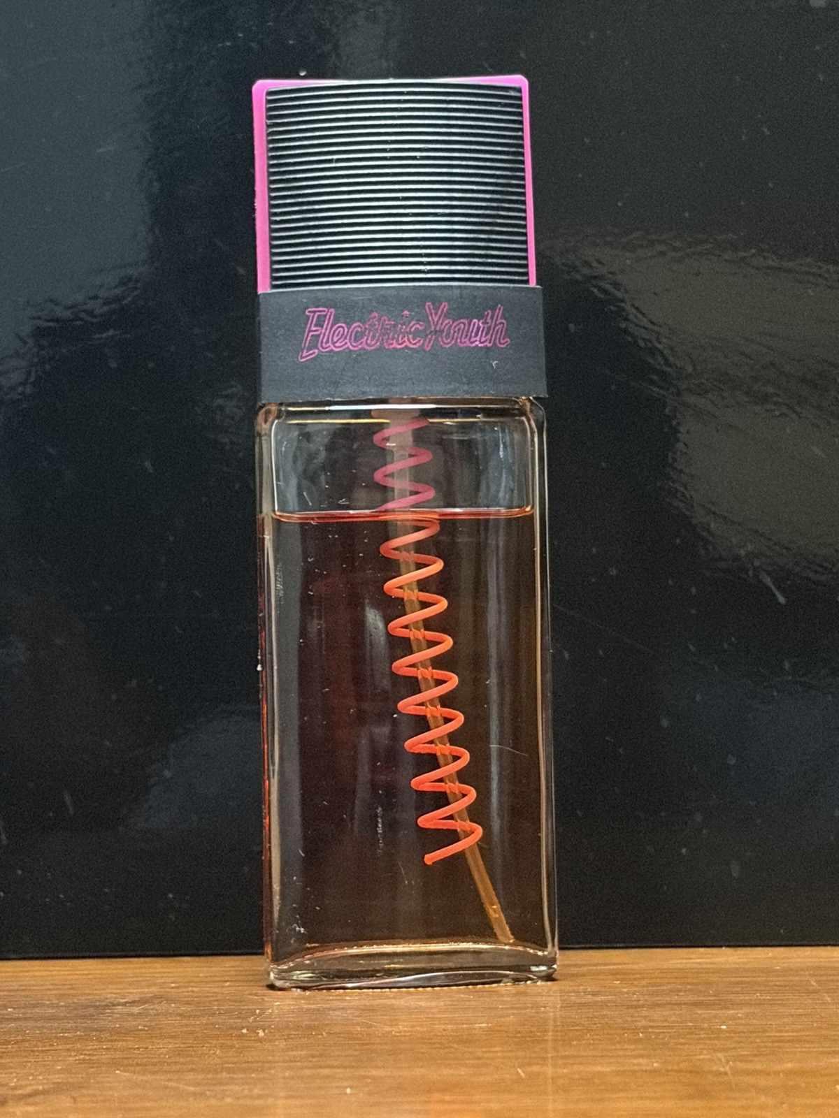 Vintage Debbie Gibson Electric Youth Cologne Spritz .96 oz Revlon Neon Coiled 