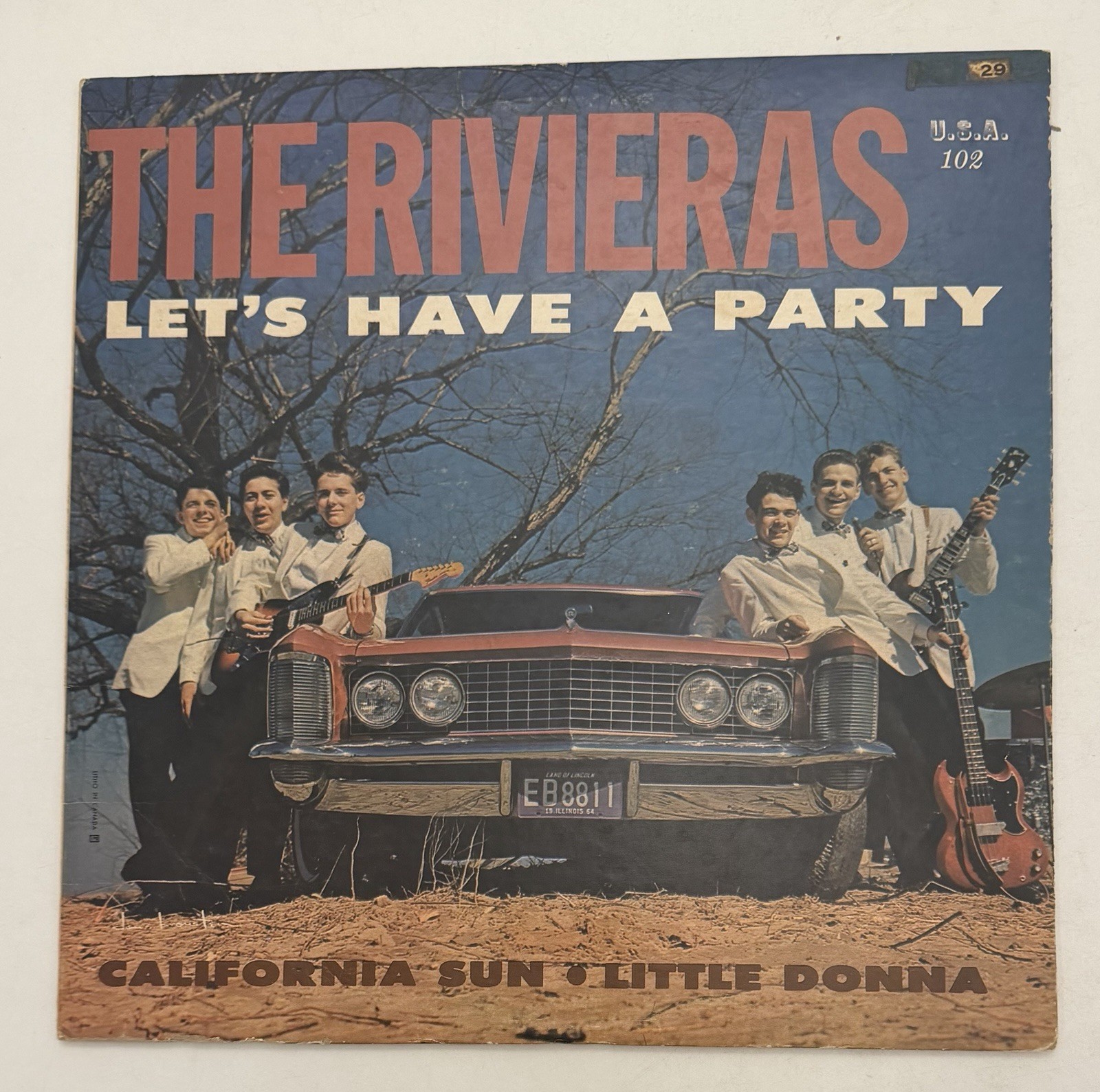 The Rivieras - Let’s Have A Party -  Delta – U.S.A. 102 LP,  Canada  1964