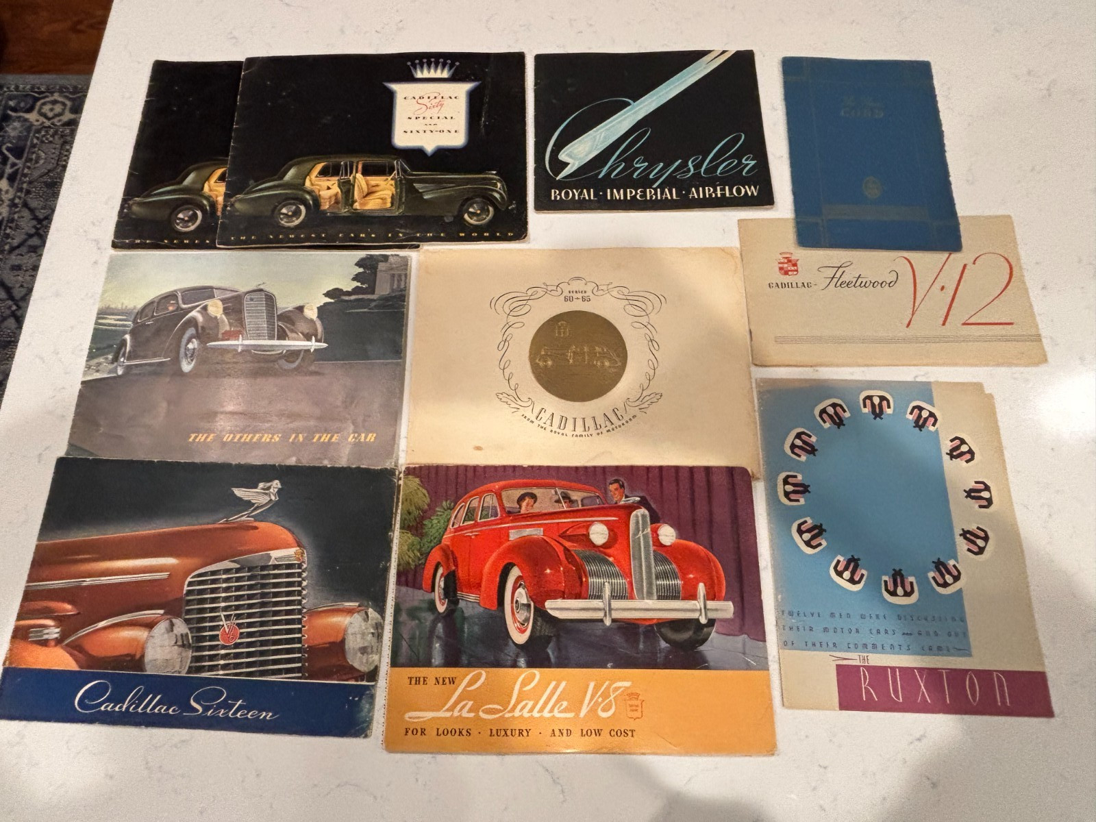 1930s Vintage Premium Car Sales Brochures