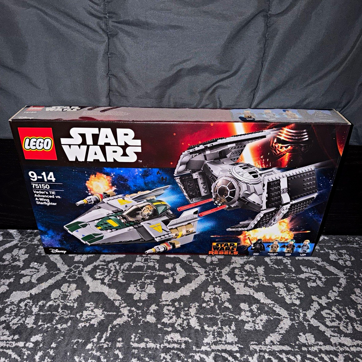 LEGO Star Wars 75150 Vader\'s TIE Advanced vs A-Wing, Darth Vader, 702pc