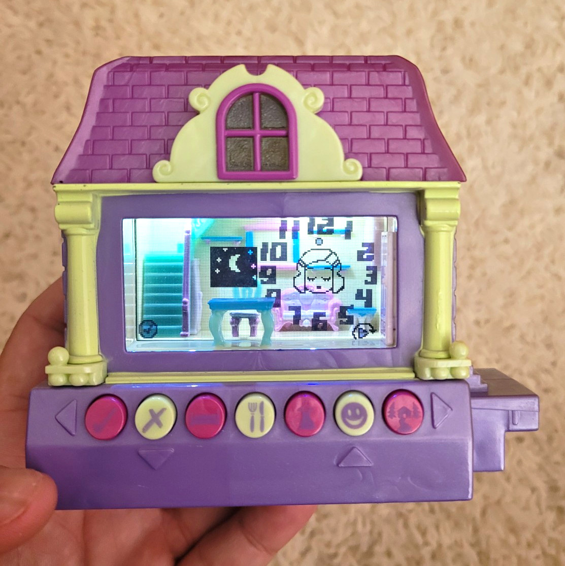 Vintage 2005 Pixel Chix Pink/Purple House – Mint Screen & Sound (See Descriptio)