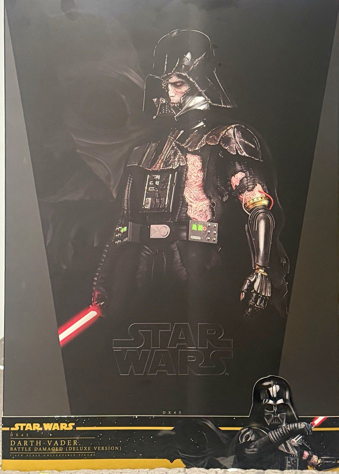 Hot Toys DX45 DX Darth Vader Battle Damaged Deluxe Version Action Figure Hot Toys DX45 DX Darth Vader Battle Damaged Deluxe Version Action Figure