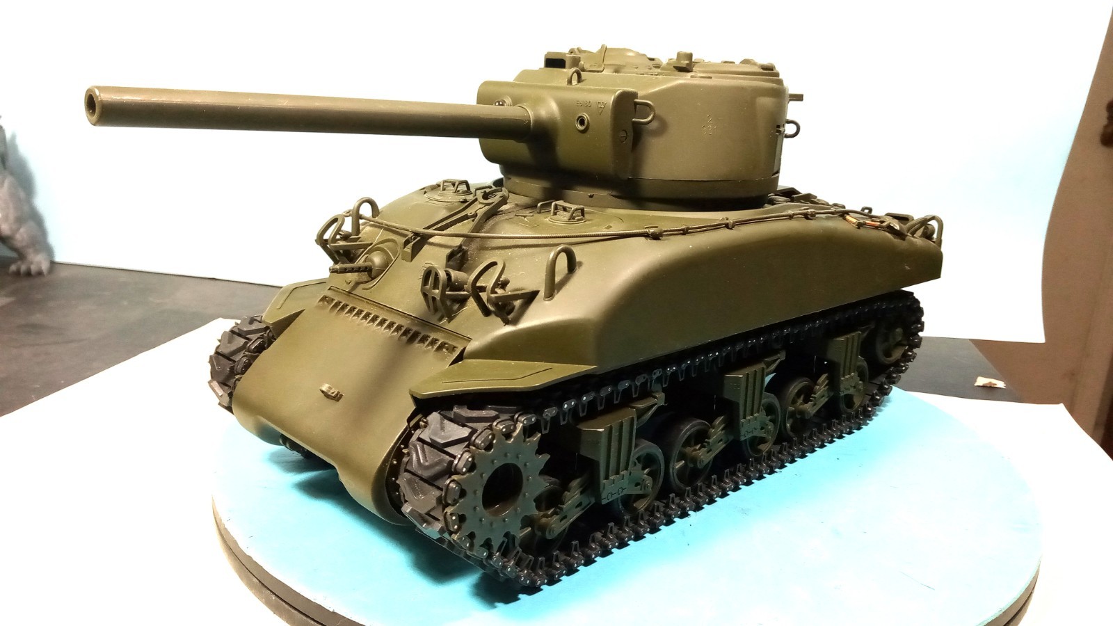 1/16 SCALE MATO ORIGINAL M4A1 76MM RC TANK USED NEEDS ELECTRONICS
