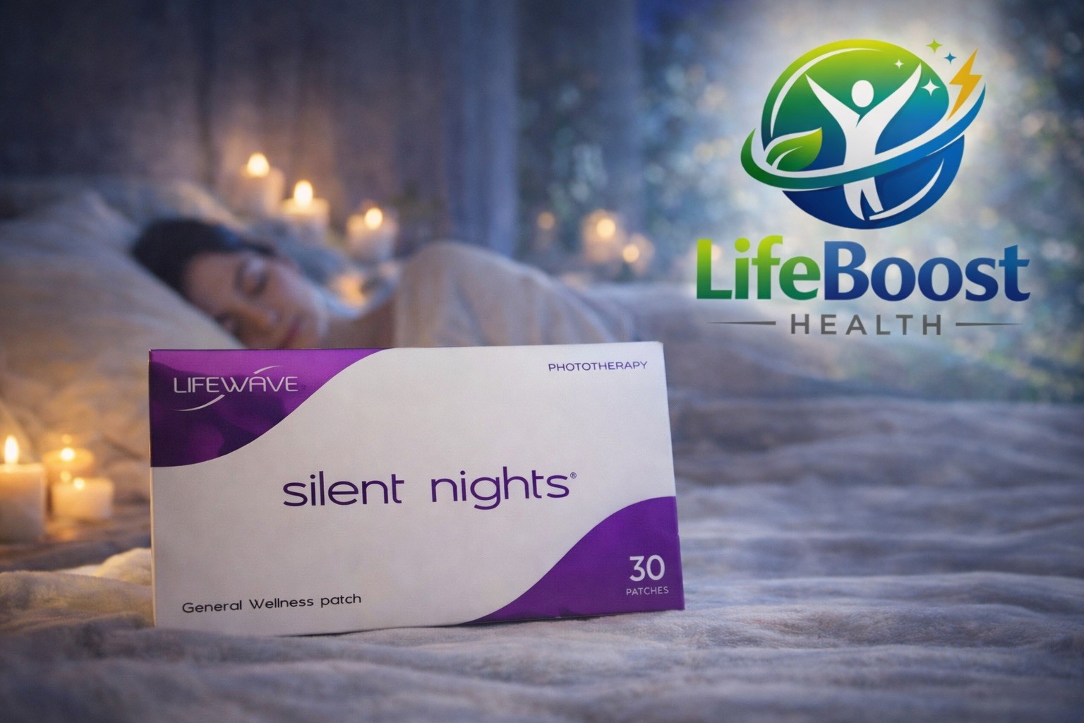 LifeWave Silent Nights Sleep Aid Patches, 30 Count Exp 05-2027 LifeWave Silent Nights Sleep Aid Patches, 30 Count Exp 05-2027