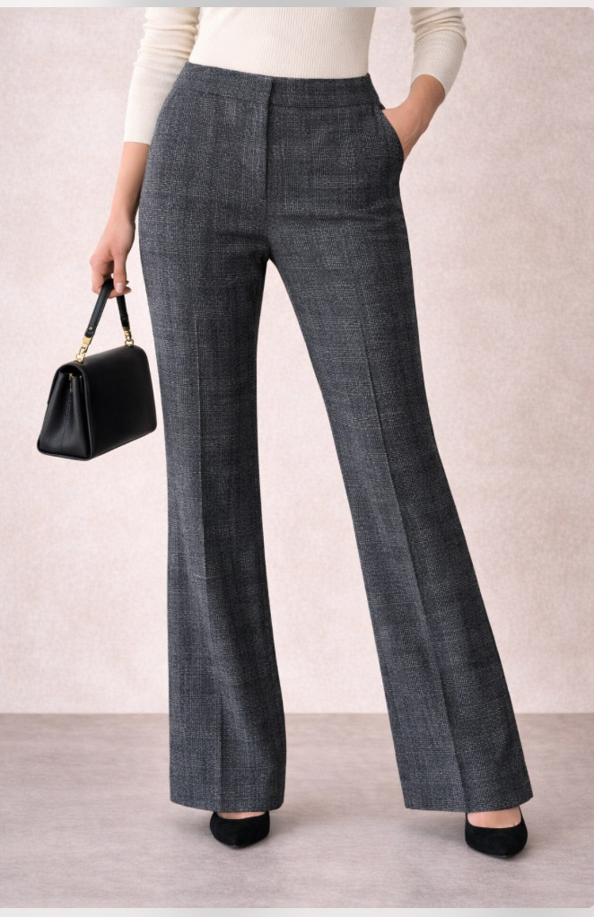 Theory Vintage Yadie Bootcut Dress Pants Womens 4 Wool Alpaca Blend New