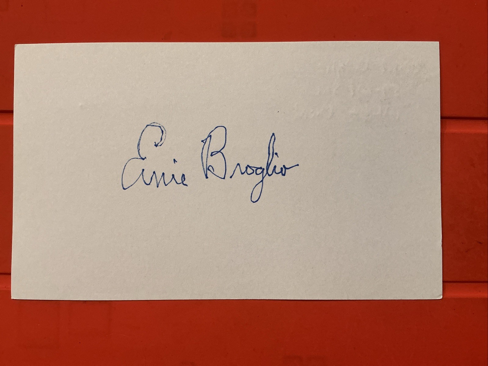 Ernie Broglio🔥🔥 MLB Debut: 1959 St. Louis Cardinals 🔥🔥Autograph ⚾️⚾️
