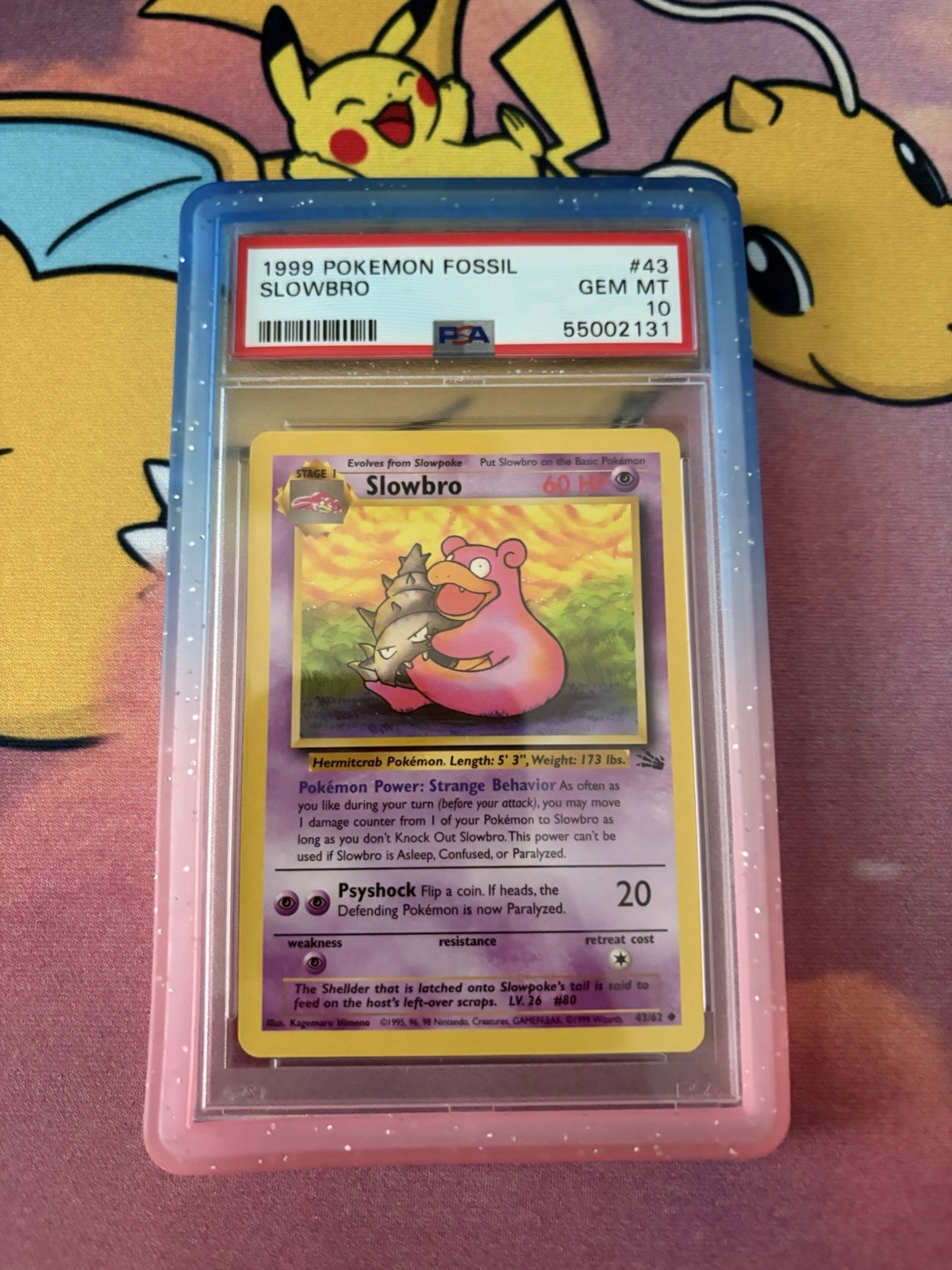 PSA 10 1999 POKEMON FOSSIL #43 SLOWBRO PSA 10 1999 POKEMON FOSSIL #43 SLOWBRO