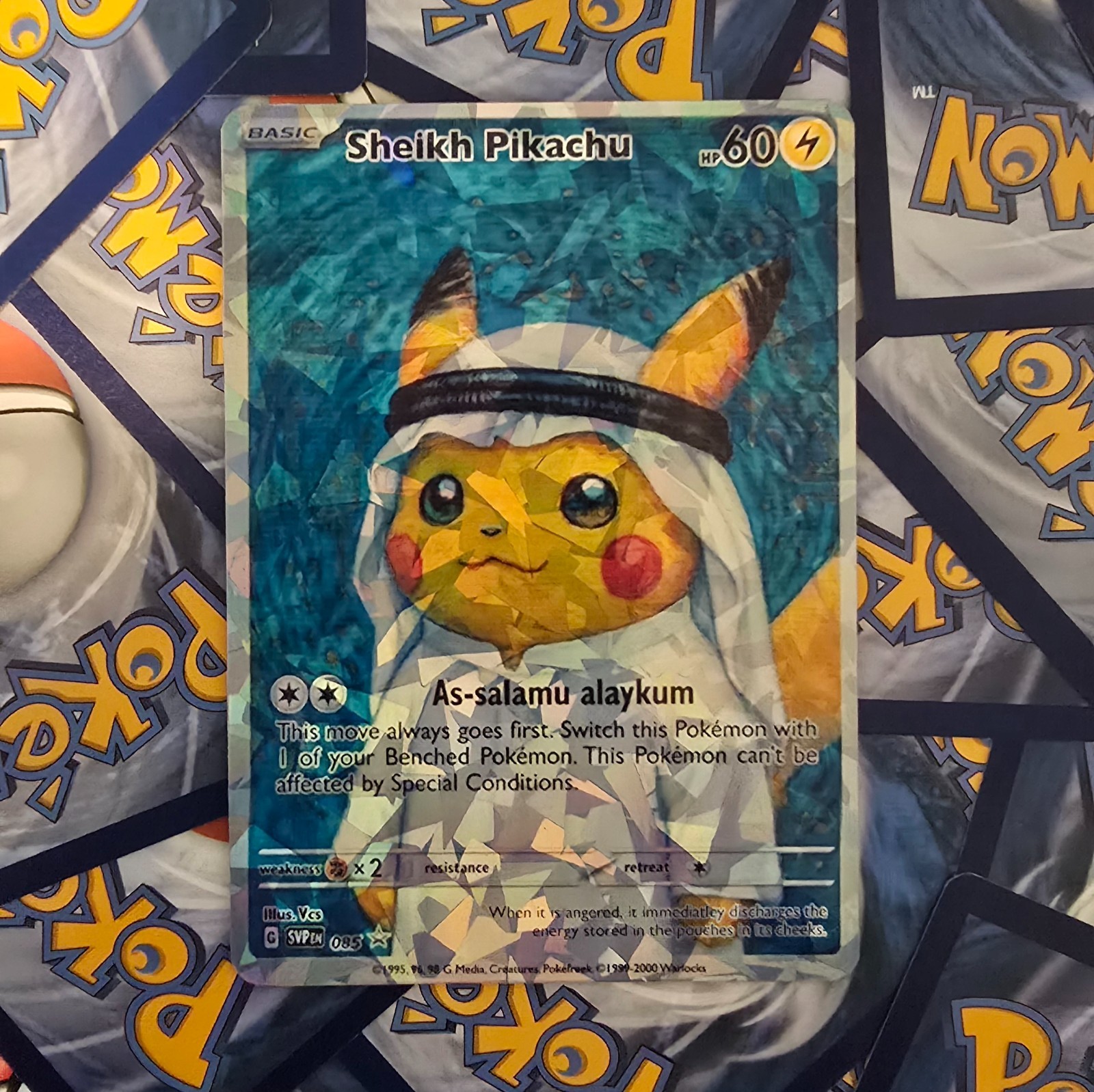 Sheikh pika Pokemon Card Sheikh pika Pokemon Card