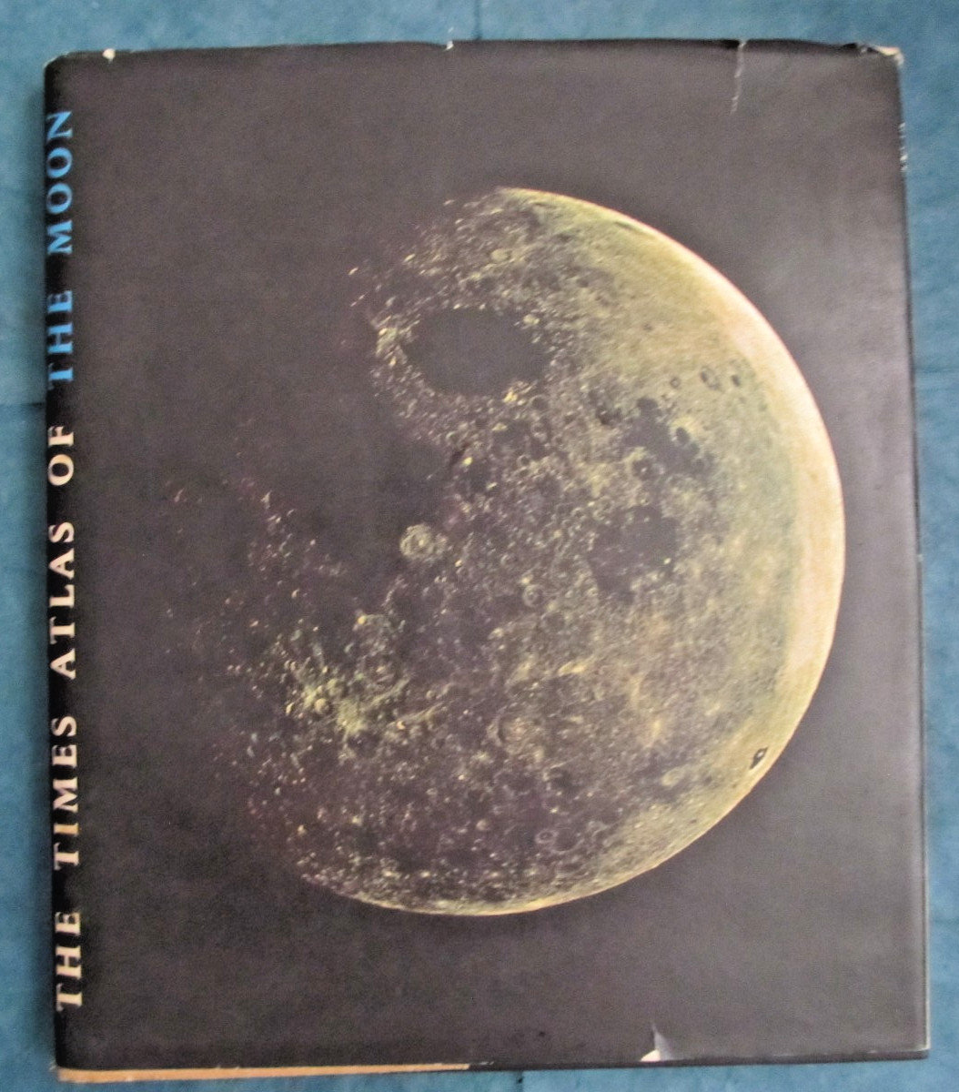 Vintage 1969 1st Ed. the Times Atlas of the Moon book