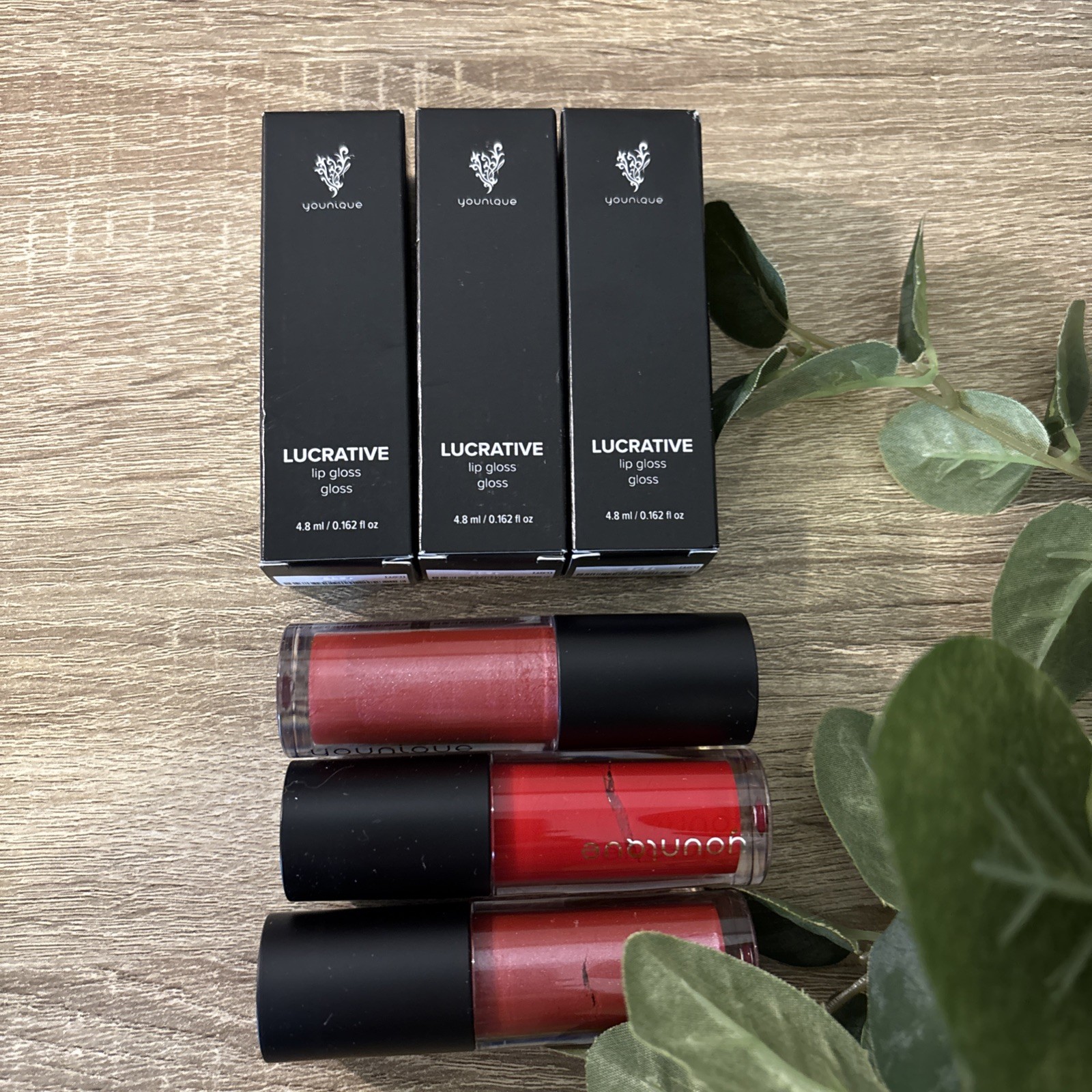 LOT OF 3 🌸Younique Lucrative Lip Gloss LOTTERY LOOKER NIB LOT OF 3 🌸Younique Lucrative Lip Gloss LOTTERY LOOKER NIB