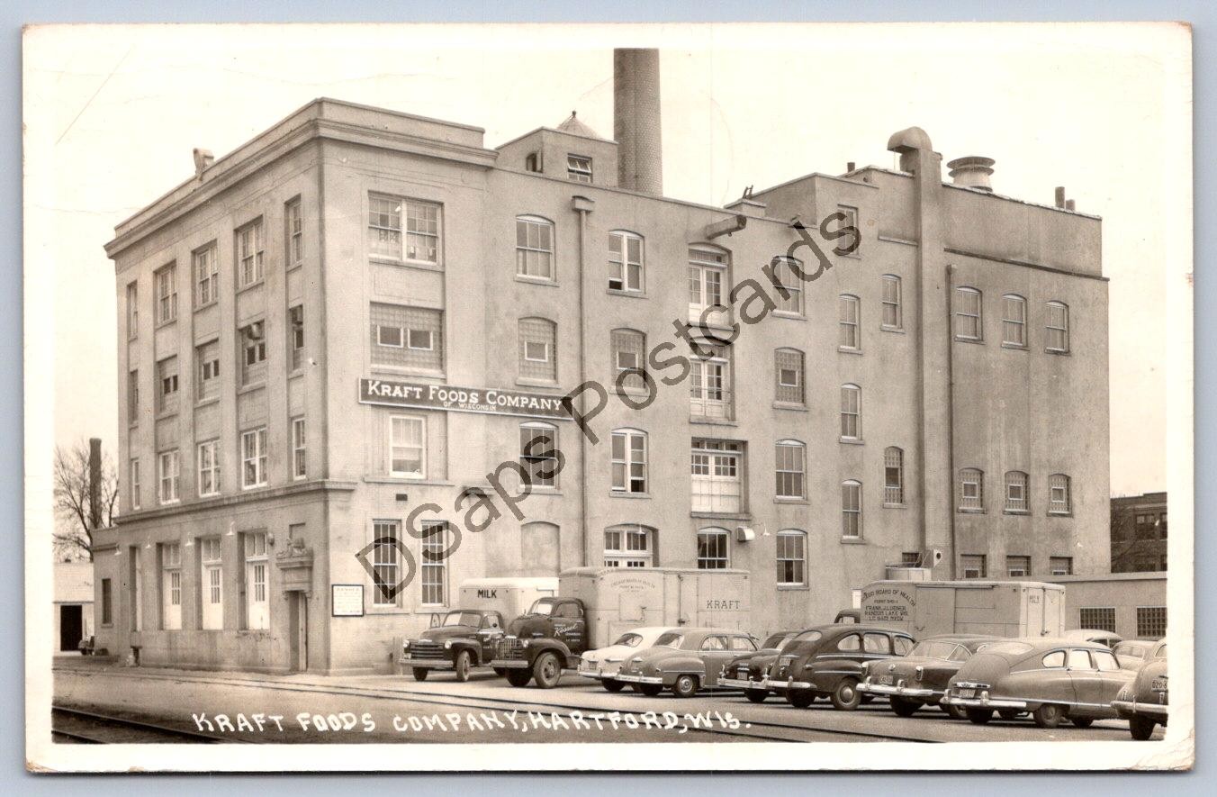 K67/ Hartford Wisconsin RPPC Postcard c1910 Kraft Foods Factory 323 K67/ Hartford Wisconsin RPPC Postcard c1910 Kraft Foods Factory 323
