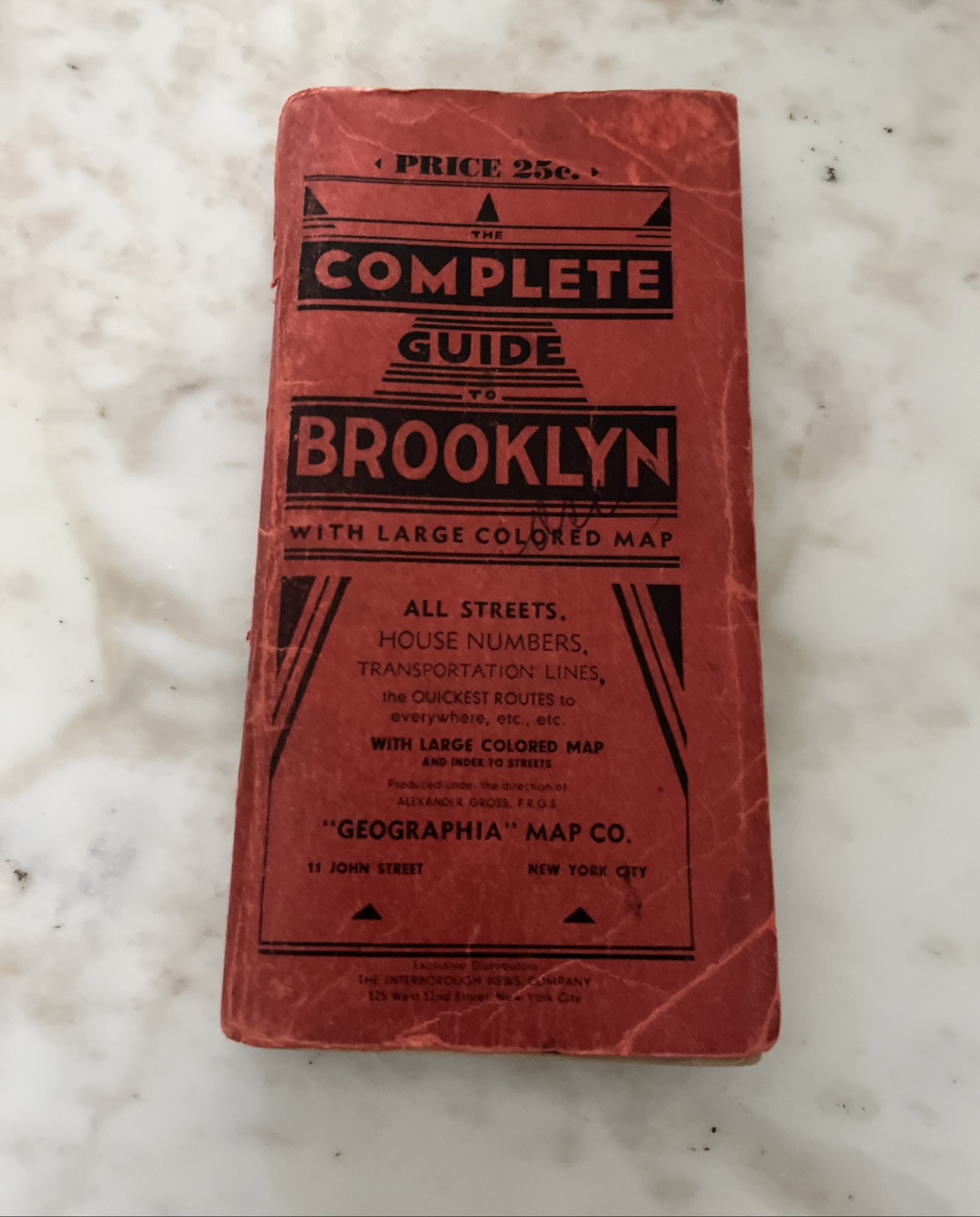 Vintage 1935-36 Complete Guide To Brooklyn 