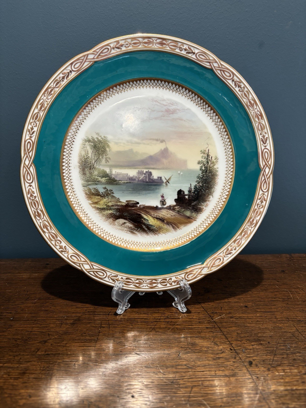 1820-1830’s British Topographical Porcelain Cabinet Plate - \
