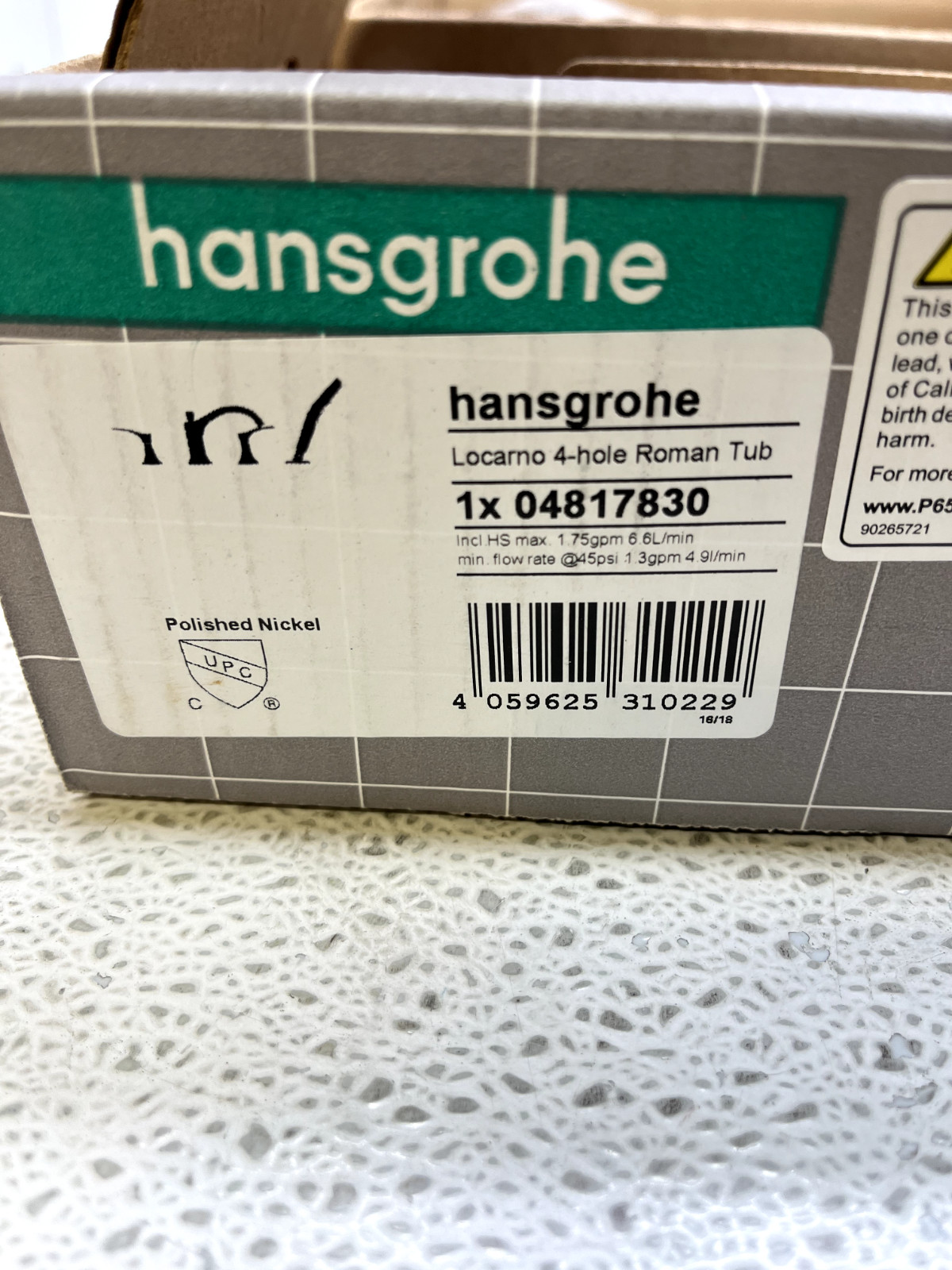 Hansgrohe Locarno Deck Mounted Roman Tub Filler 04817830