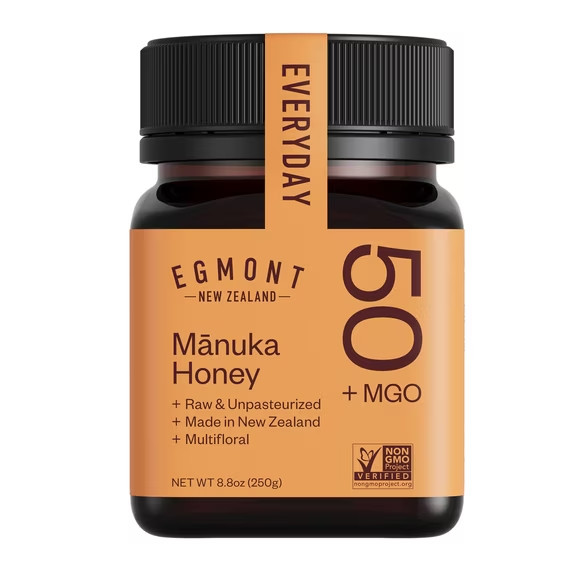 Egmont Raw Manuka Honey MGO 50+ - 100% Pure New Zealand Manuka Honey - Non-GMO