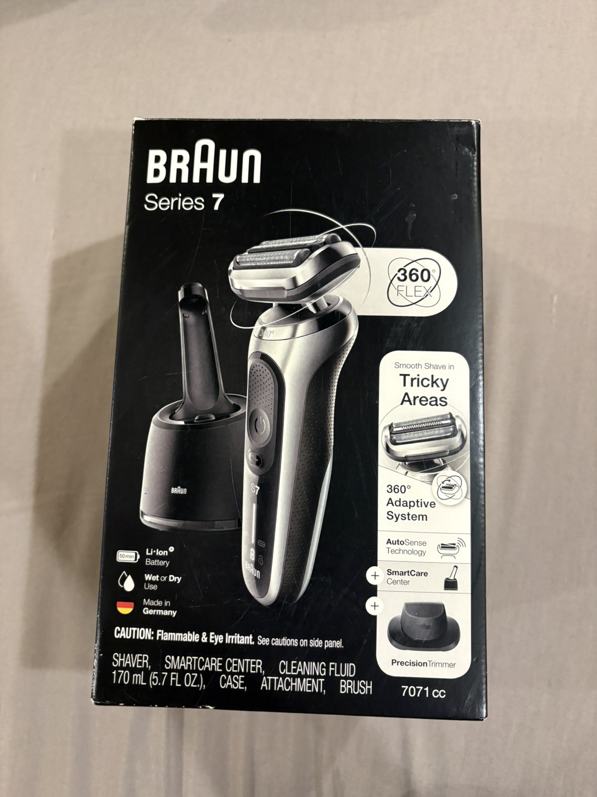 Braun Series 7 7071cc Electric Shaver SmartCare CleaningCenter No Cartridges inc