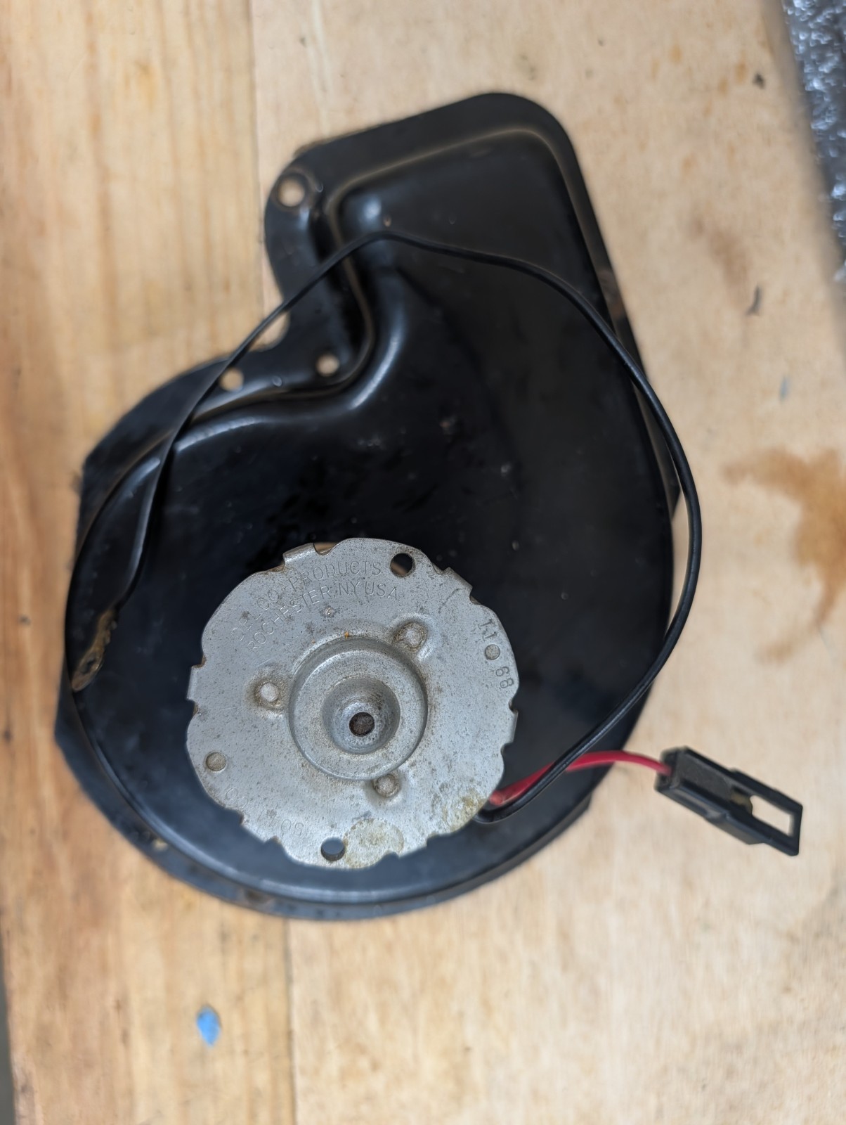OEM Original 1966-1968 Chevelle Rear Window Defroster motor, diverter, and grill OEM Original 1966-1968 Chevelle Rear Window Defroster motor, diverter, and grill