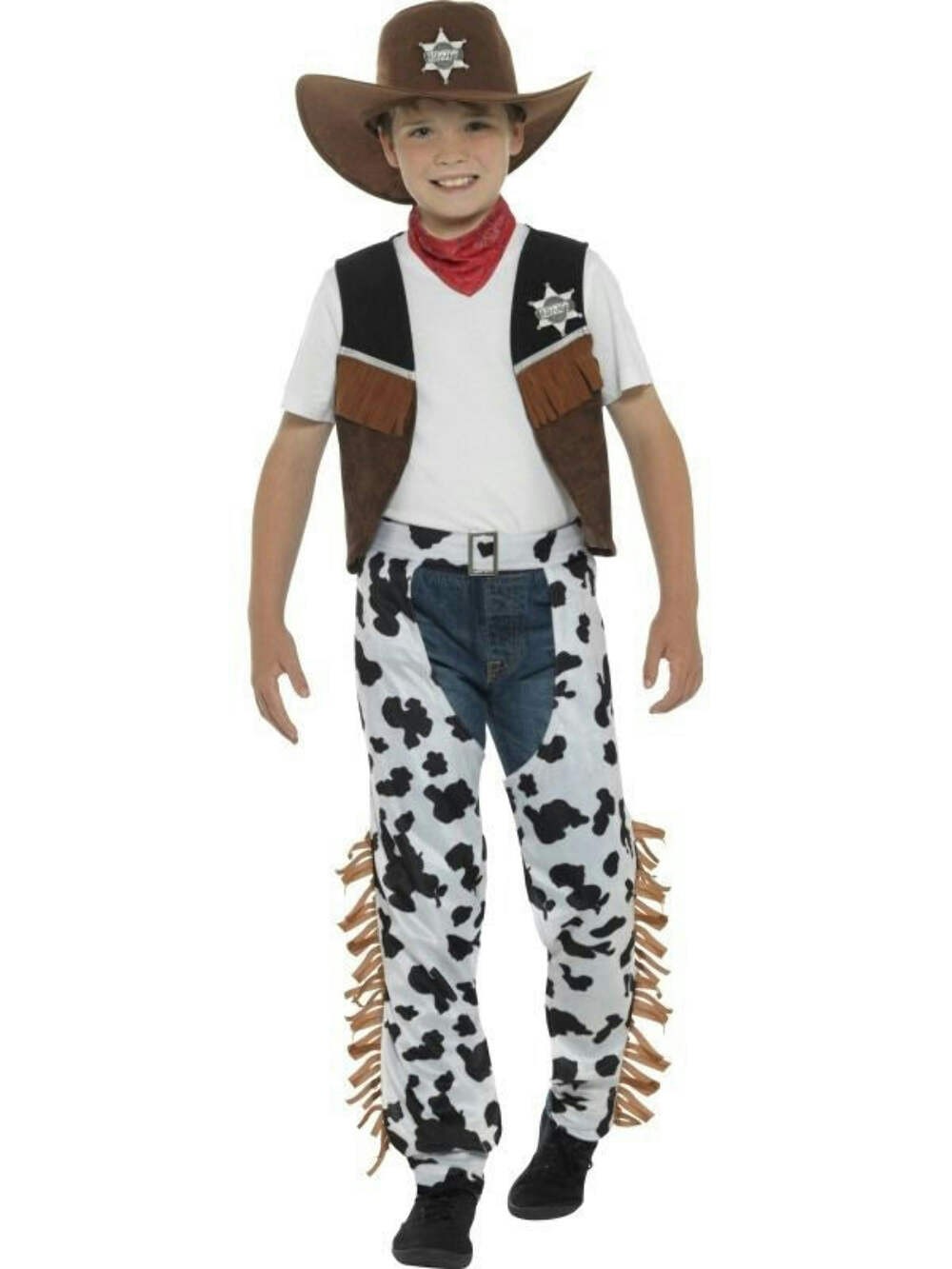 Smiffy\'s Texan Cowboy Child Costume Boy\'s Size Small 4-6