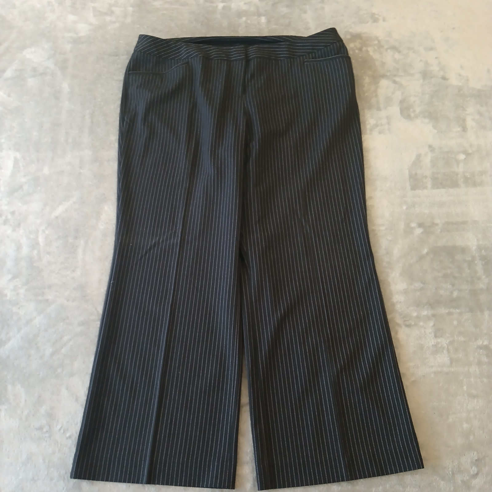 Lane Bryant Dress Pants Womens Size 16 Short Black Pink Striped Pockets 39x27.5 Lane Bryant Dress Pants Womens Size 16 Short Black Pink Striped Pockets 39x27.5