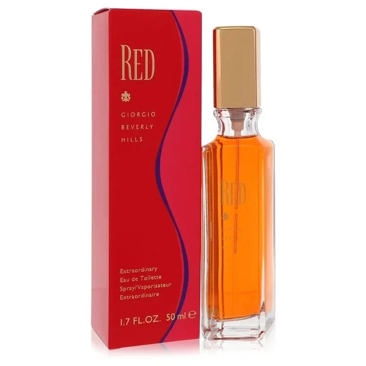 RED by GIORGIO BEVERLY HILLS Perfume 1.6 Fl oz EDT For Women New in Box