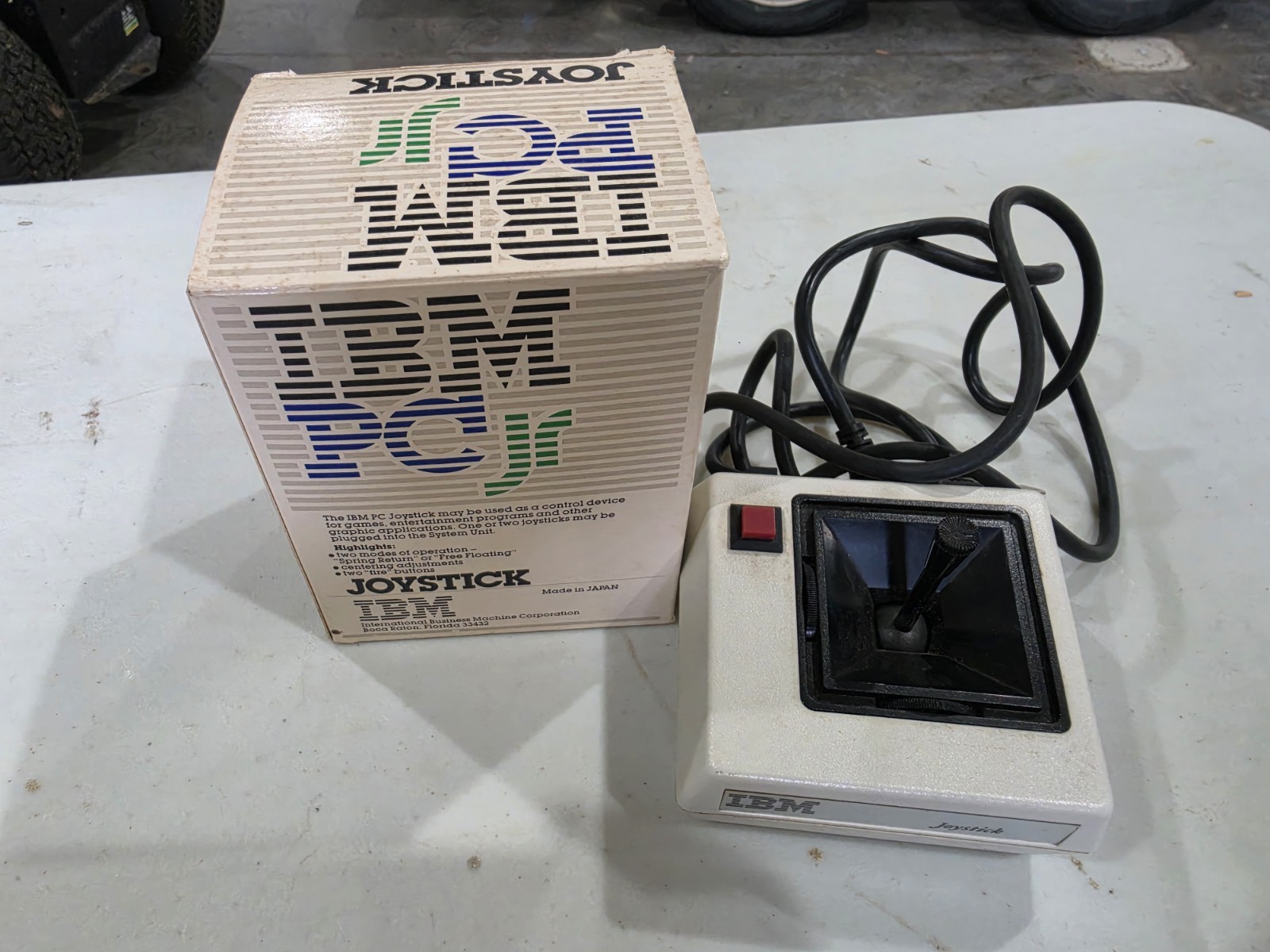 Vintage New Old Stock / NOS Sealed IBM PC Jr. Gaming Joystick Computer - Japan Vintage New Old Stock / NOS Sealed IBM PC Jr. Gaming Joystick Computer - Japan