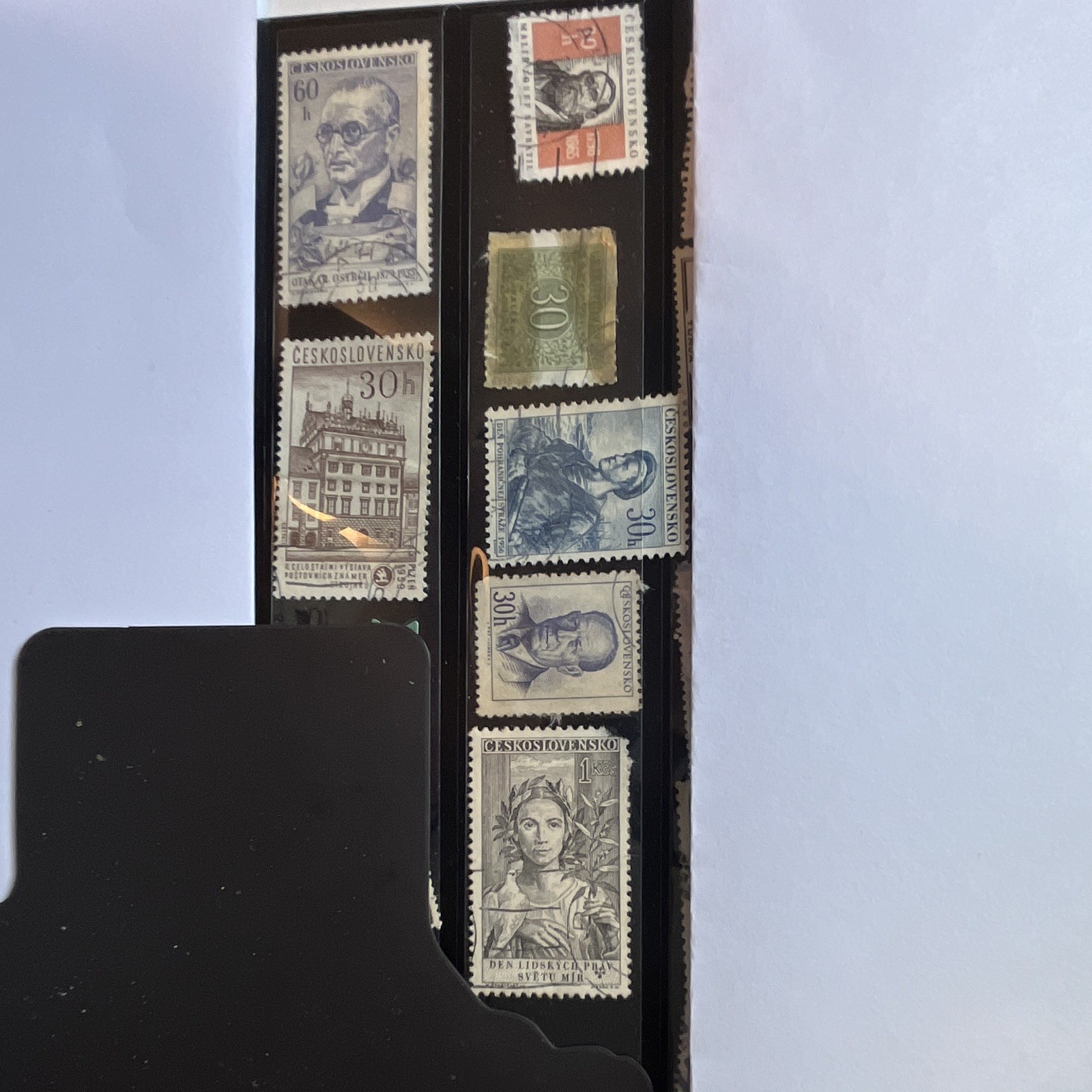 Czechoslovakia Used Postage Stamp Mixed Lot People 30h 60h 1K 2K