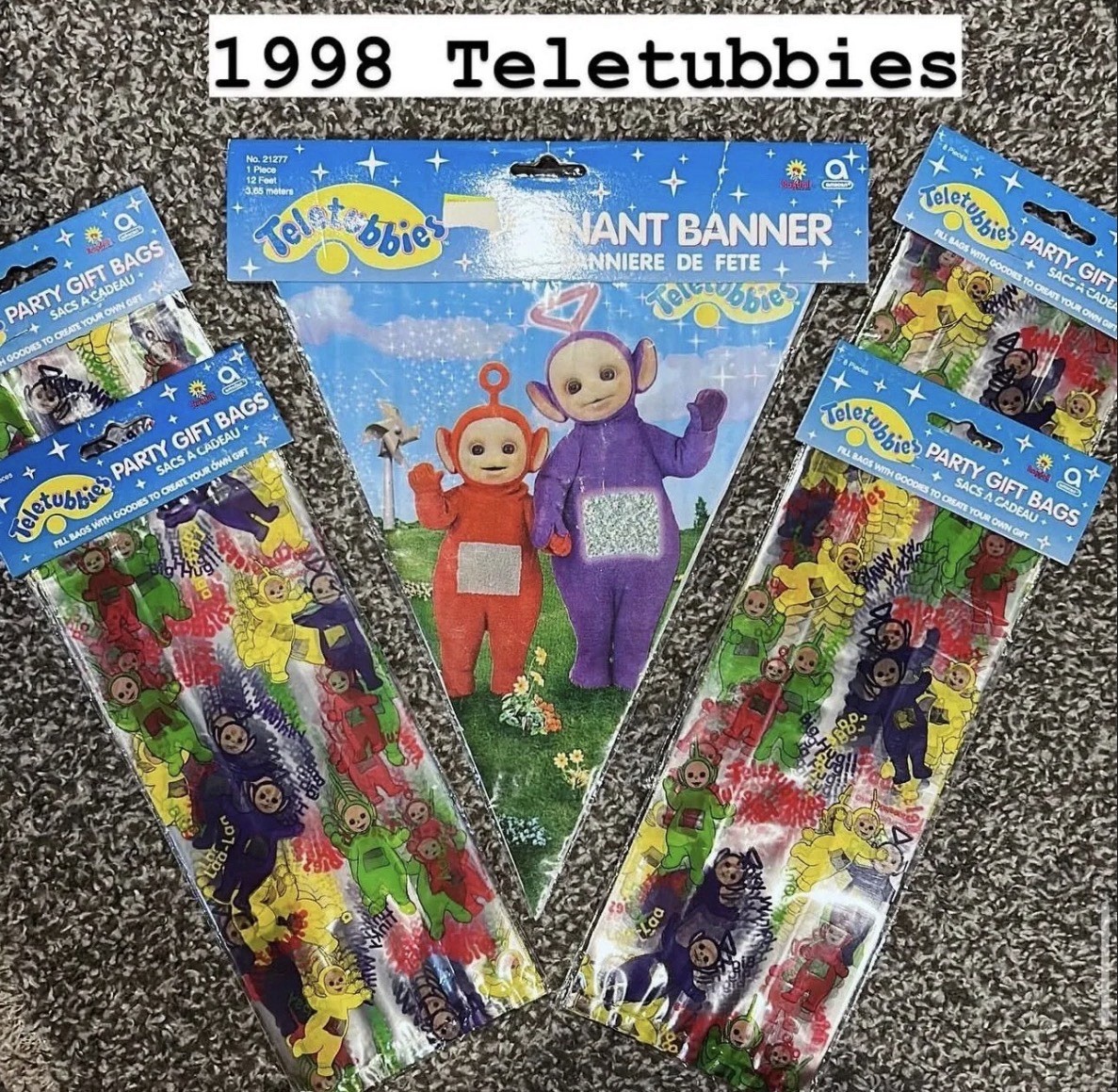 1998 Teletubies Party Supplies 1998 Teletubies Party Supplies