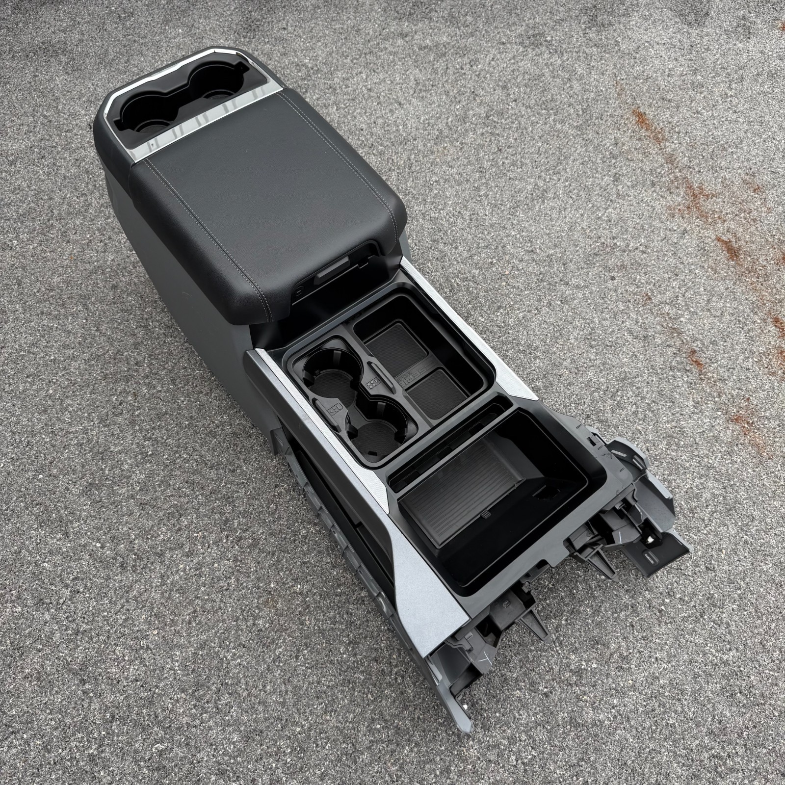 2023-2026 Ford F250 F350 Super Duty OEM Center Console Krypto Gray Medium Slate