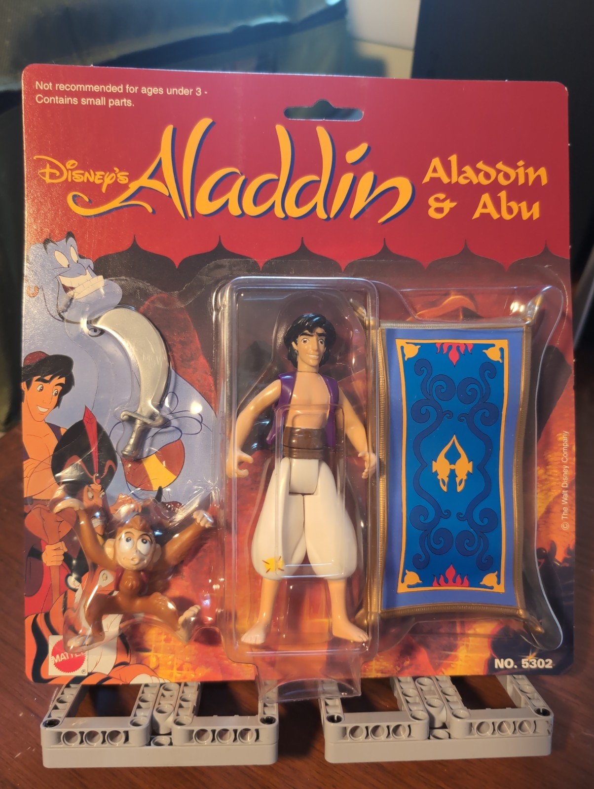 Mattel Disney's Aladdin and Abu No. 5302 New & Sealed Rare Action Figure Toy 