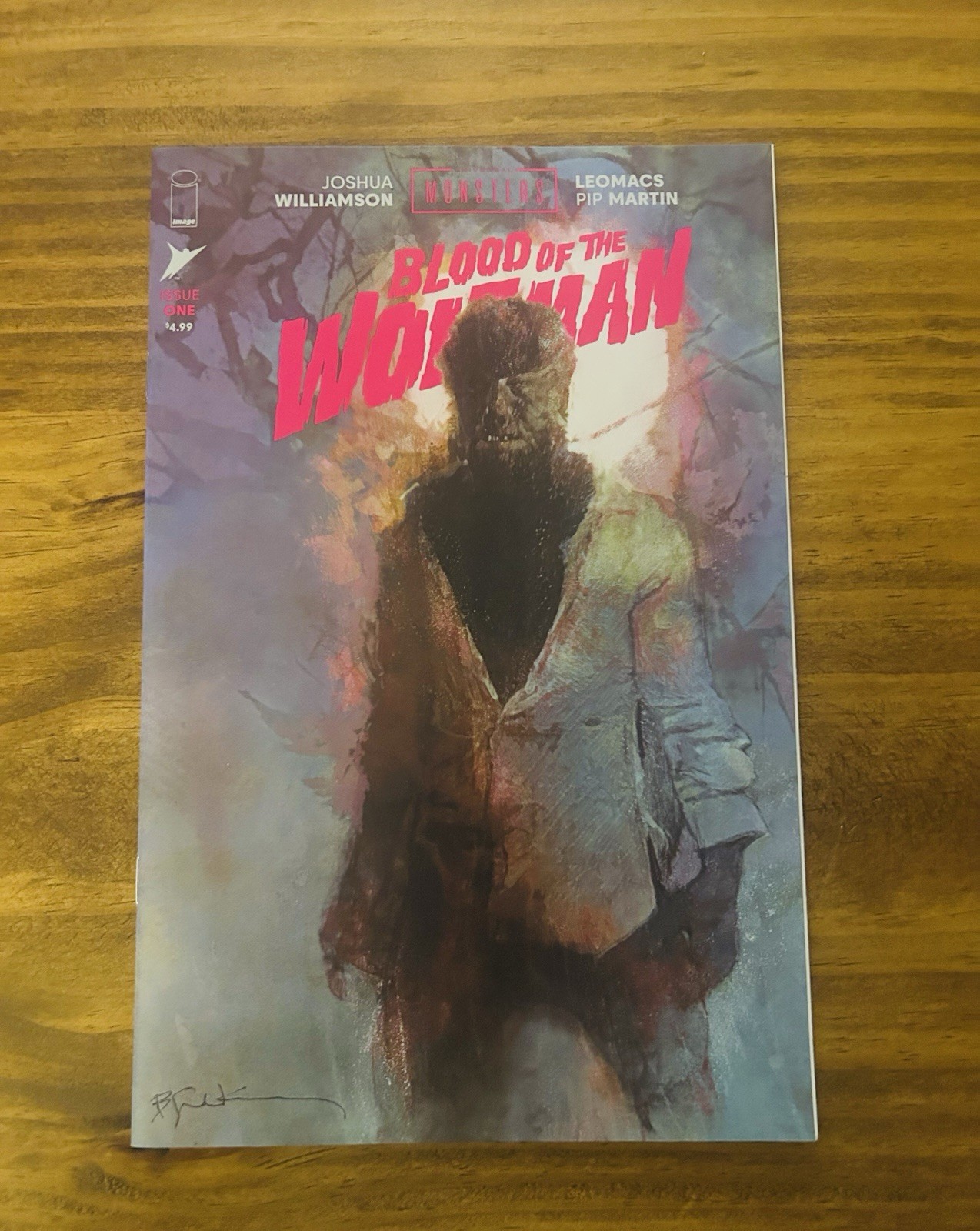 Blood Of The Wolf Man #1 - Bill Sienkiewicz - Clobberin\' Comics SDCC Exclusive Blood Of The Wolf Man #1 - Bill Sienkiewicz - Clobberin\' Comics SDCC Exclusive
