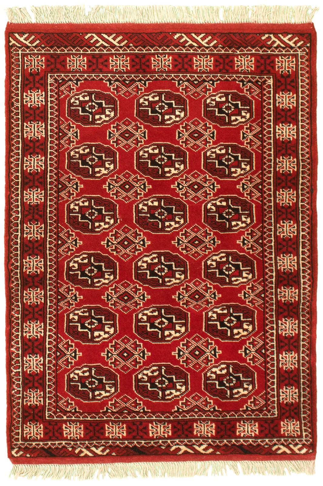 Vintage Traditional Hand-Knotted Area Rug 3\'3\