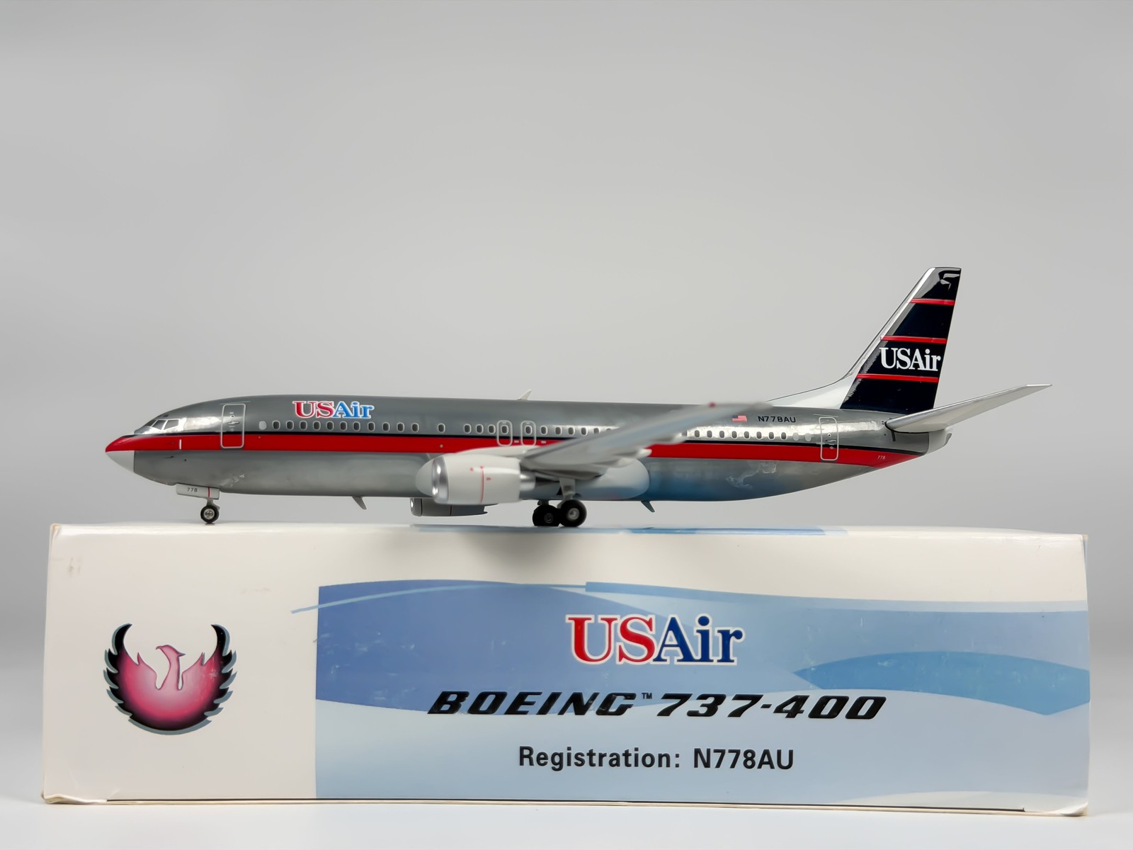 USAir Boeing 737-400 1:200 Phoenix N778AU (PH2USA029) USAir Boeing 737-400 1:200 Phoenix N778AU (PH2USA029)