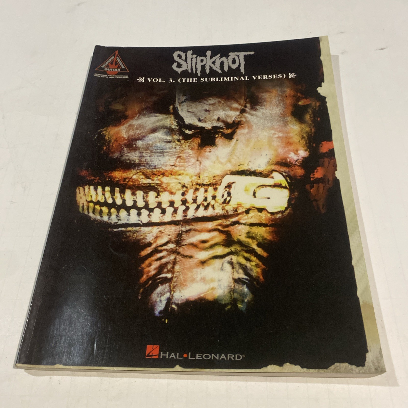 Slipknot Vol. 3 The Subliminal Verses Guitar Tablature Book Rare Slipknot Vol. 3 The Subliminal Verses Guitar Tablature Book Rare