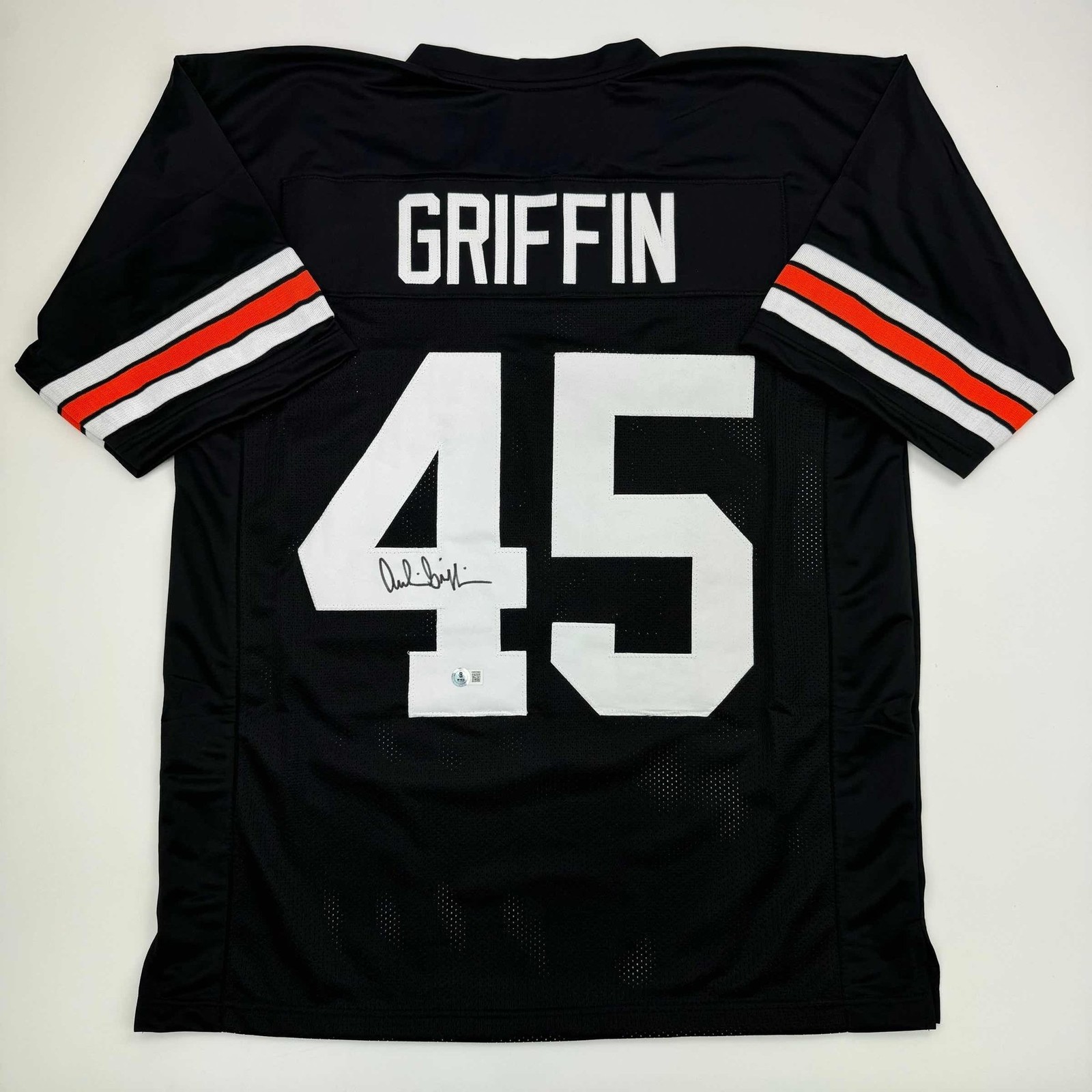 Autographed/Signed Archie Griffin Cincinnati Black Jersey Beckett COA Autographed/Signed Archie Griffin Cincinnati Black Jersey Beckett COA