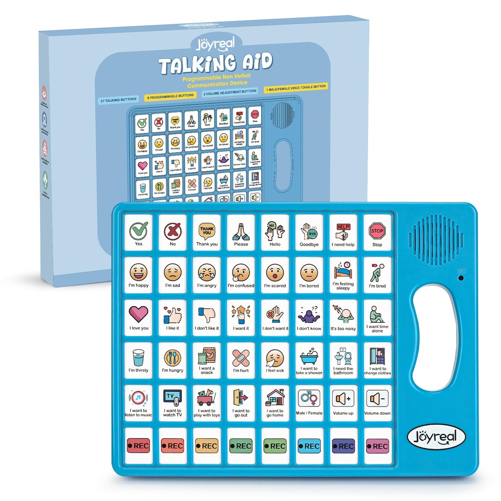 Joyreal AAC Device for Autism Non Verbal Speech Therapy Communication Tablet Joyreal AAC Device for Autism Non Verbal Speech Therapy Communication Tablet