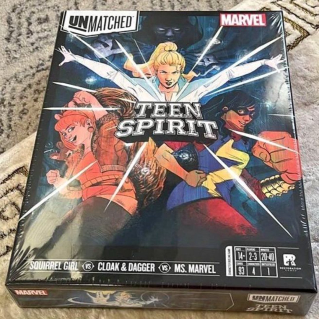 Unmatched: Teen Spirit Marvel Board Game Brand New and Sealed Unmatched: Teen Spirit Marvel Board Game Brand New and Sealed