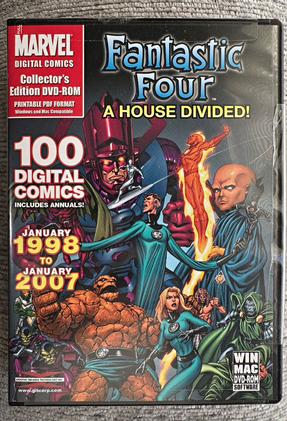 Marvel Fantastic Four: A House Divided Collector\'s Edition DVD-ROM Sealed