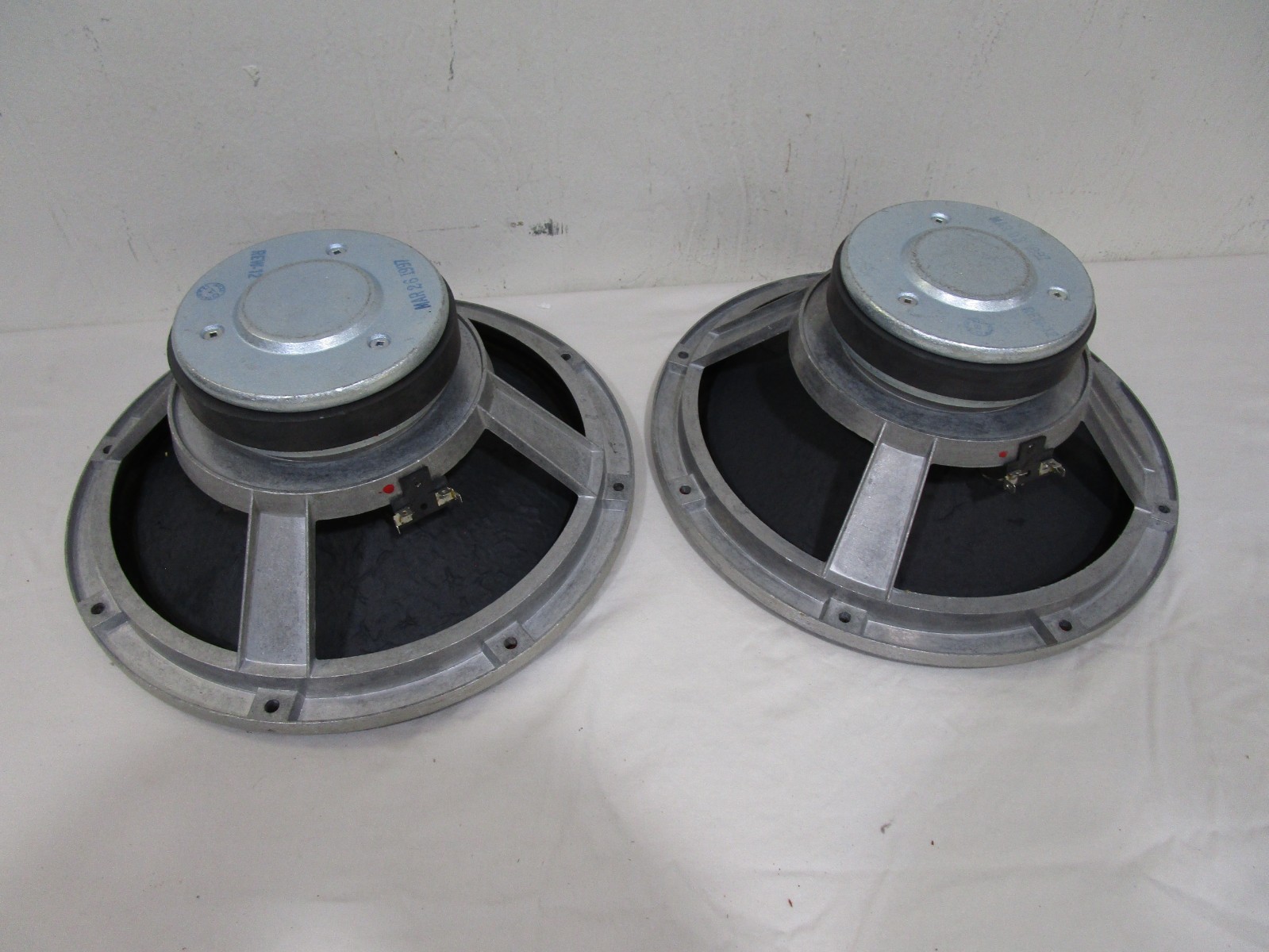 Vintage Pair of Cerwin Vega REW-12  12 inch 4 ohm Woofers - Need Refoam  - Cool