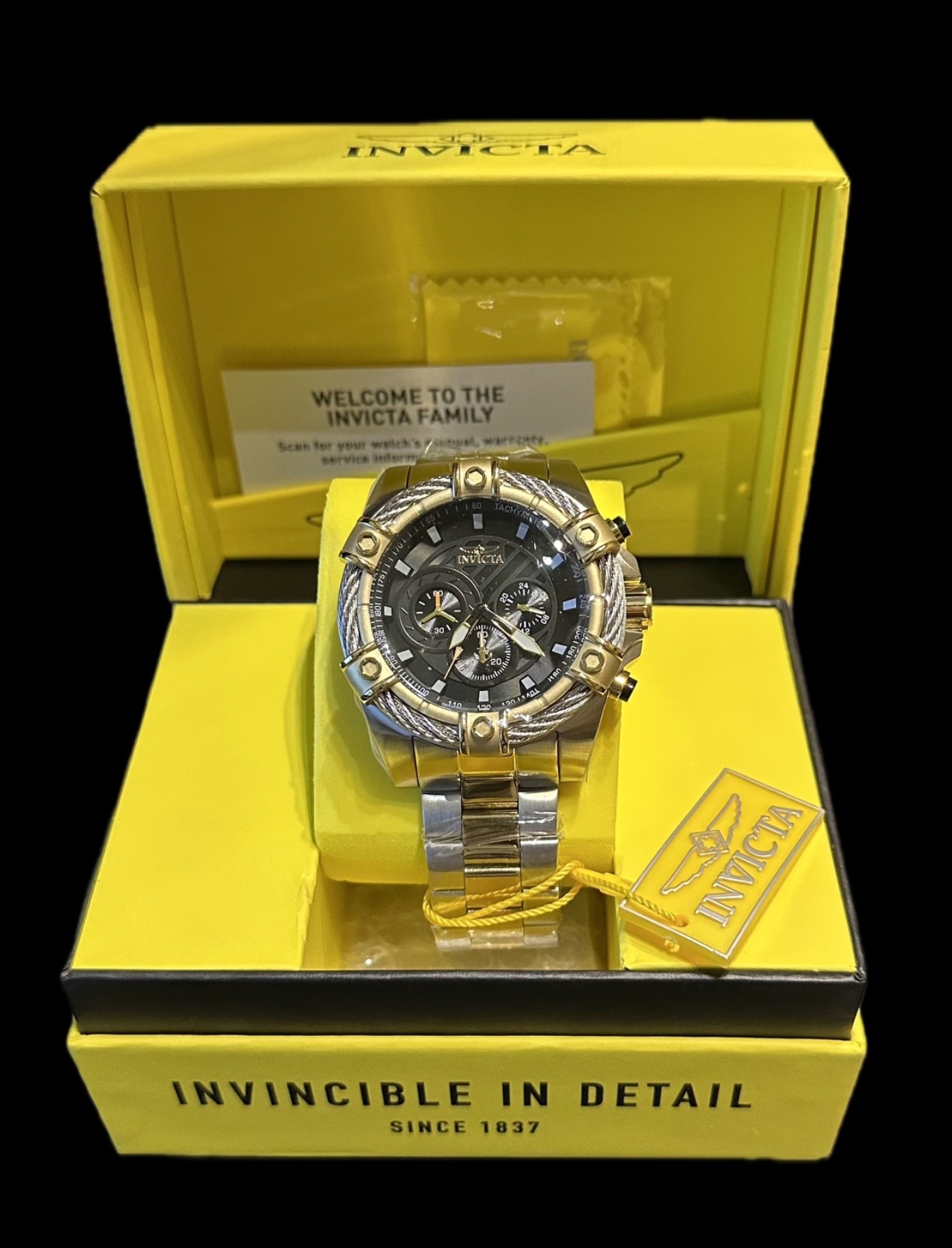 Invicta Bolt Valkir Men's Watch 69801  New In Box