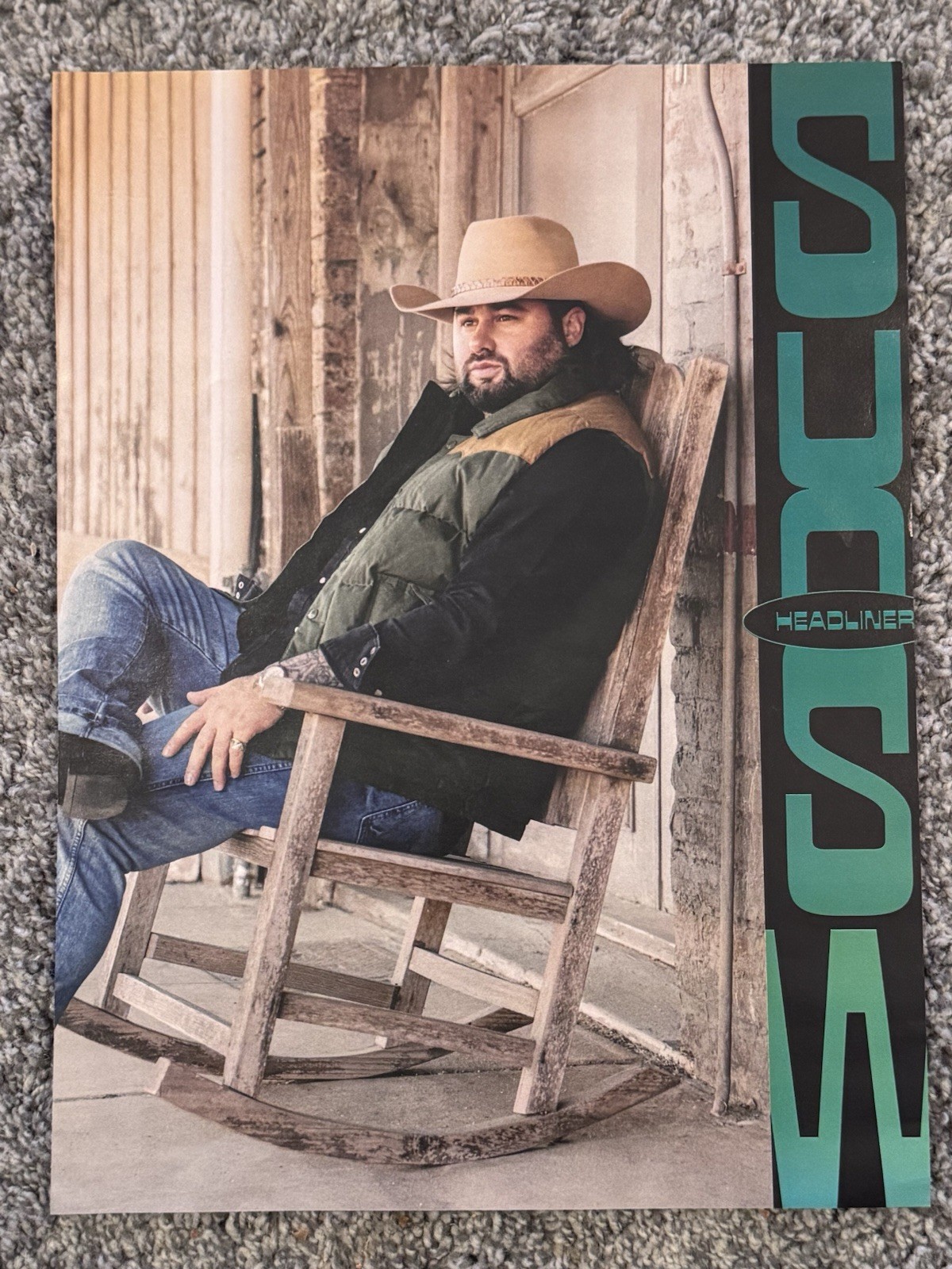 KOE WETZEL Rare Original Promo Ad 10x13 Country Music Memorabilia Collectible