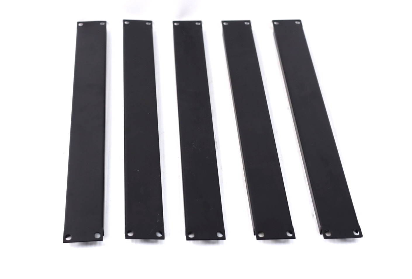 5x Middle Atlantic Flat Black Filler Panel Set 1U EB1 Strong SR-BLANK-1U Plate w
