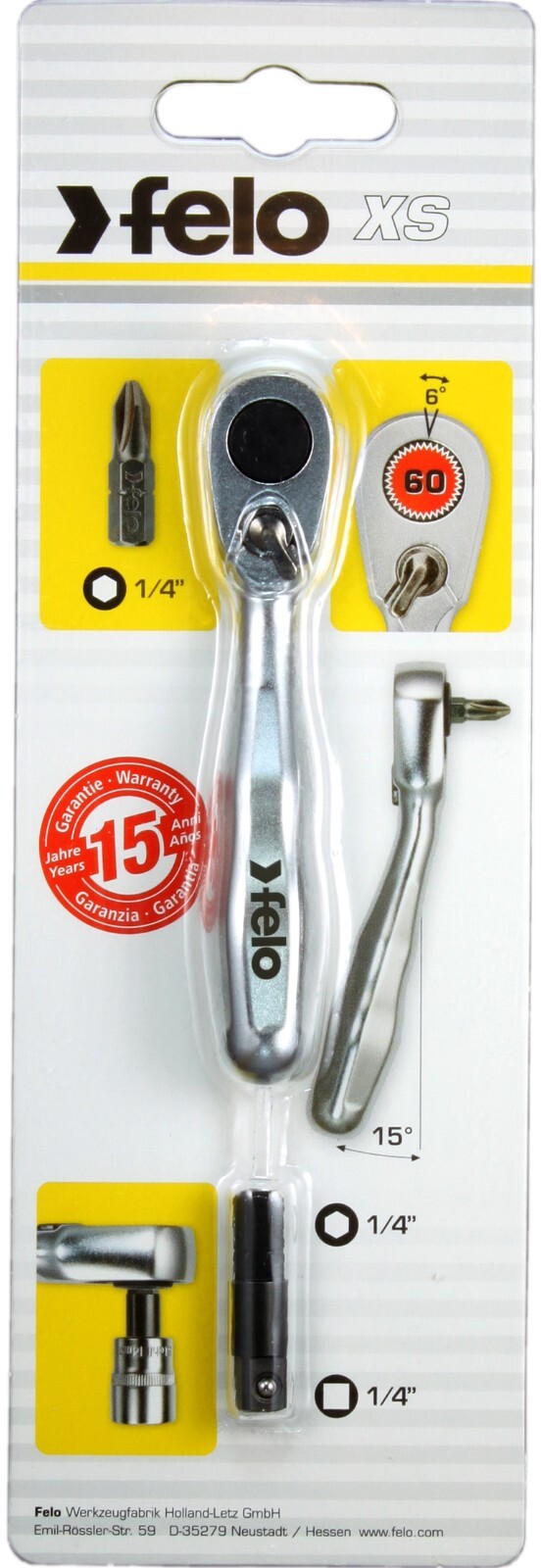 Felo Full metal Mini ratchet 1/4\