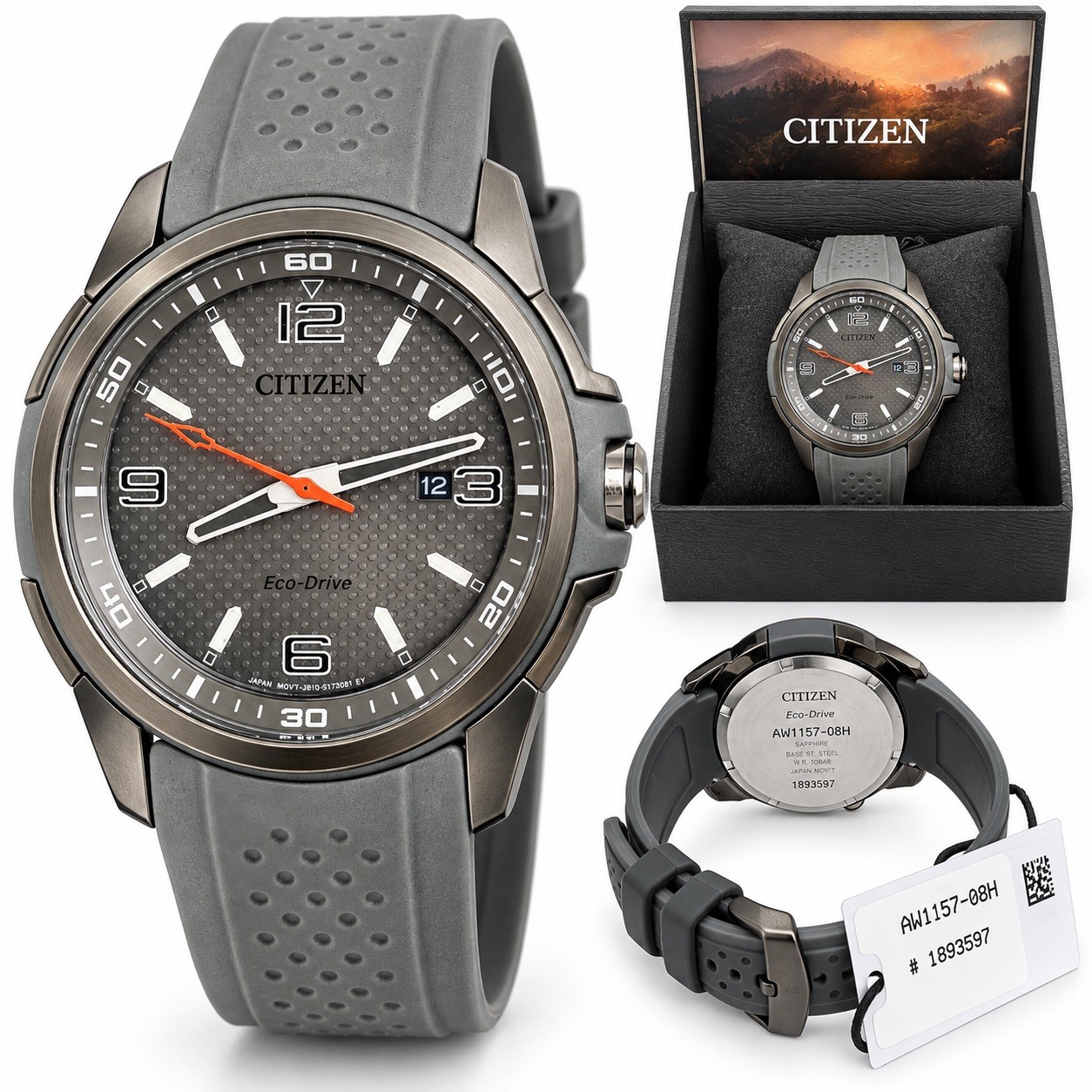 Citizen Eco-Drive AW1157-08H Naismith Trophy Men’s Watch w/ Box Costco Return