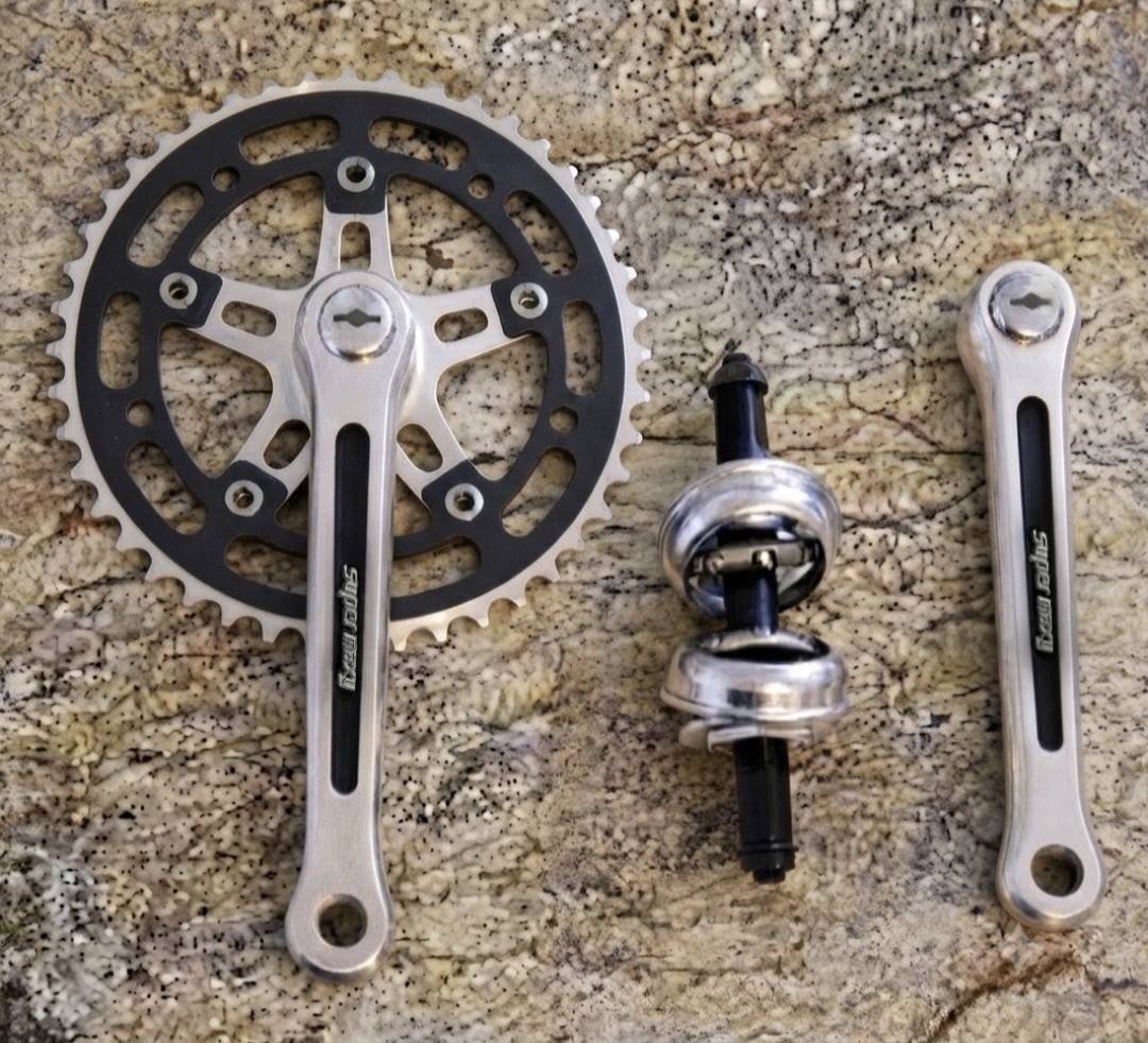 Cranks Sugino Super Maxy Cross BMX Old Mongoose GT Dyno Redline Haro Hutch SE CW