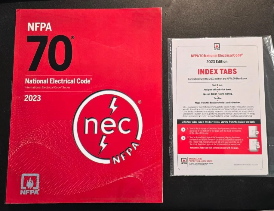 NFPA 70 National Electrical Code paperback 2023 With Tabs NEC Code Book New NFPA 70 National Electrical Code paperback 2023 With Tabs NEC Code Book New