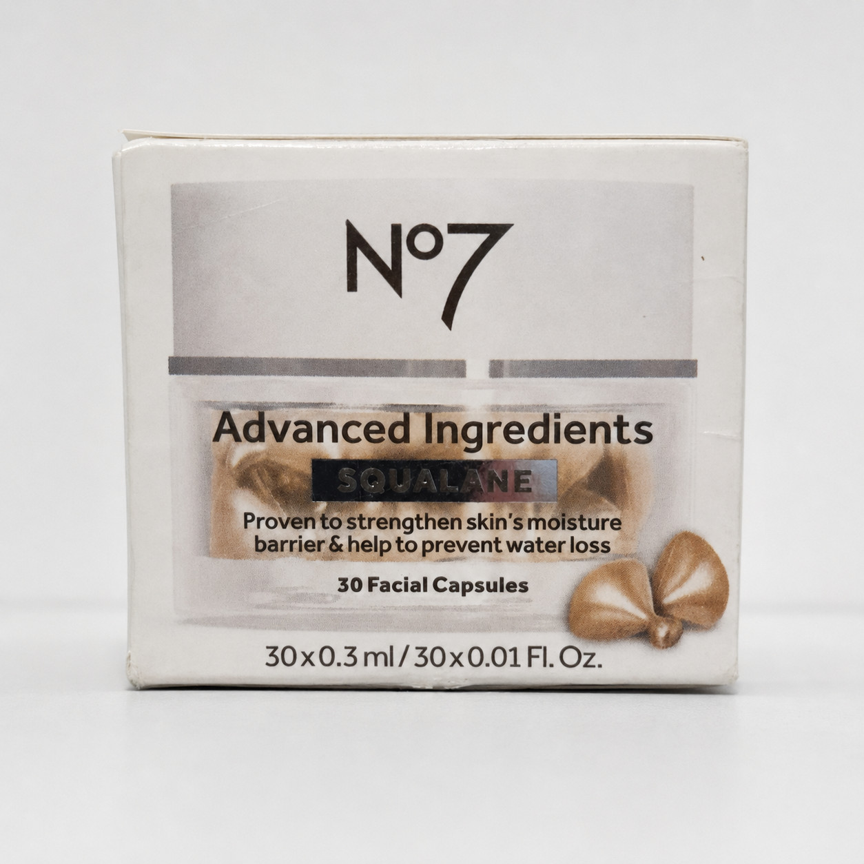 NEW Boots No7 Advanced Ingredients SQUALANE 30 Facial Capsules (30x0.3ml) NEW Boots No7 Advanced Ingredients SQUALANE 30 Facial Capsules (30x0.3ml)